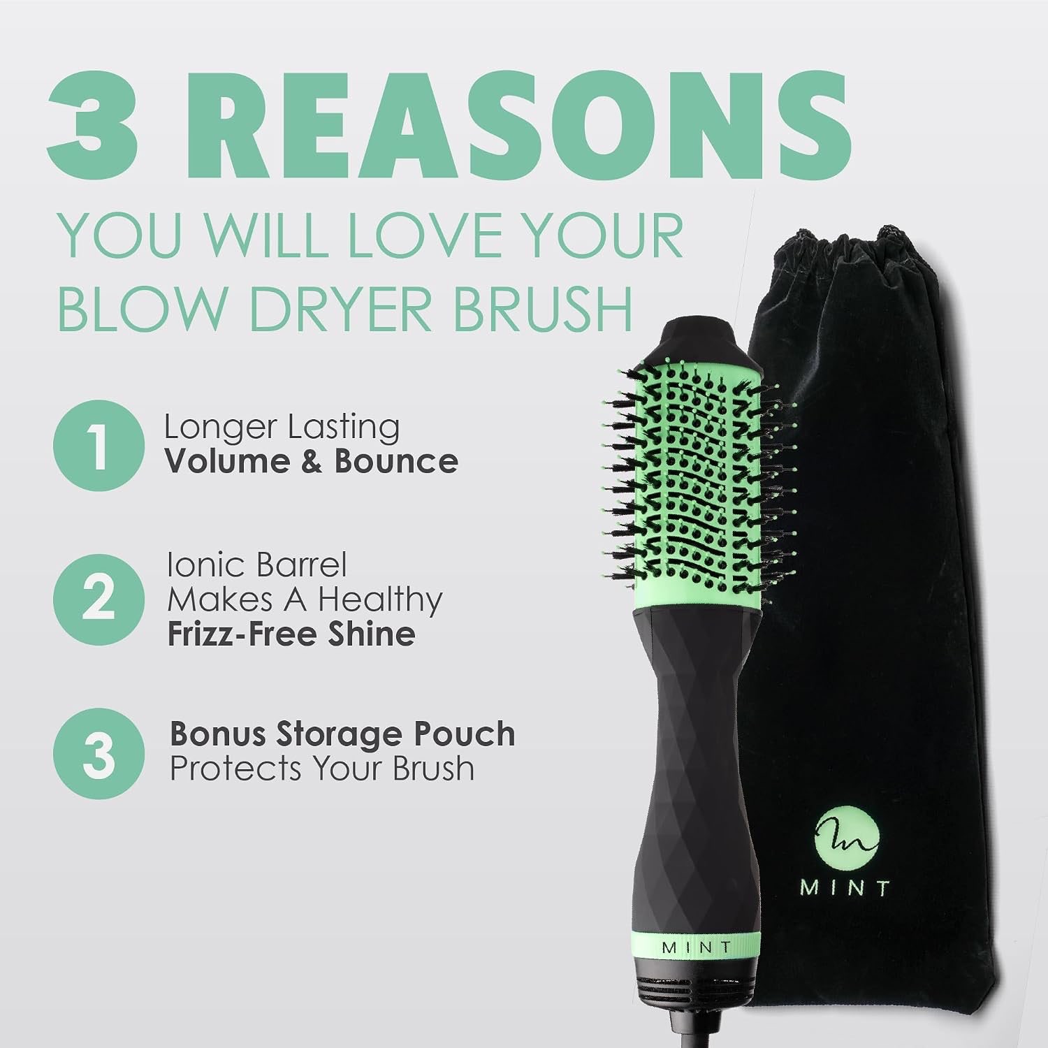 MINT Professional 5-in-1 Ionic Hair Dryer Brush - photo 2