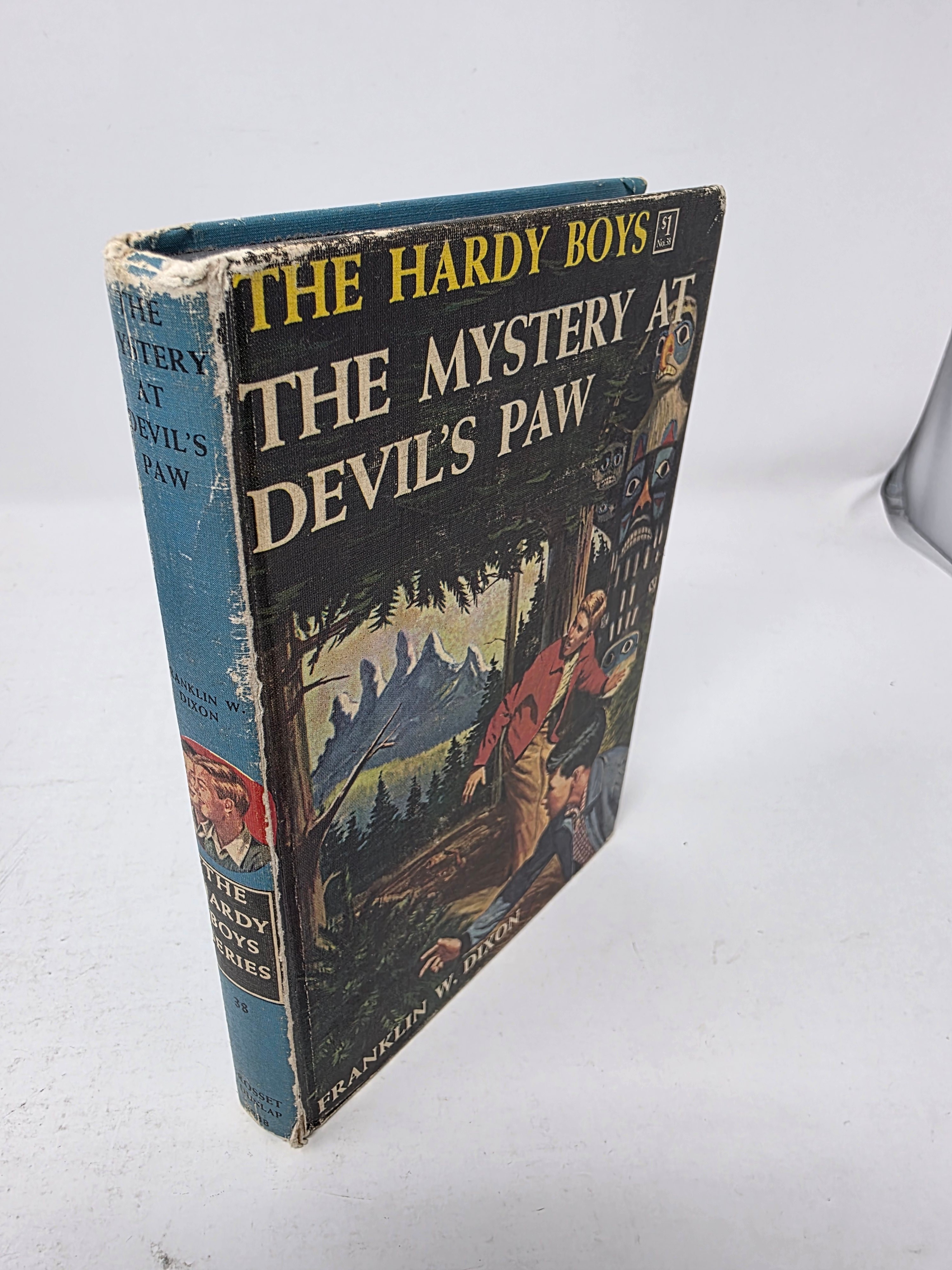 Vintage Hardy Boys Mystery Books Lot of 4 Matte Picture Covers - photo 2