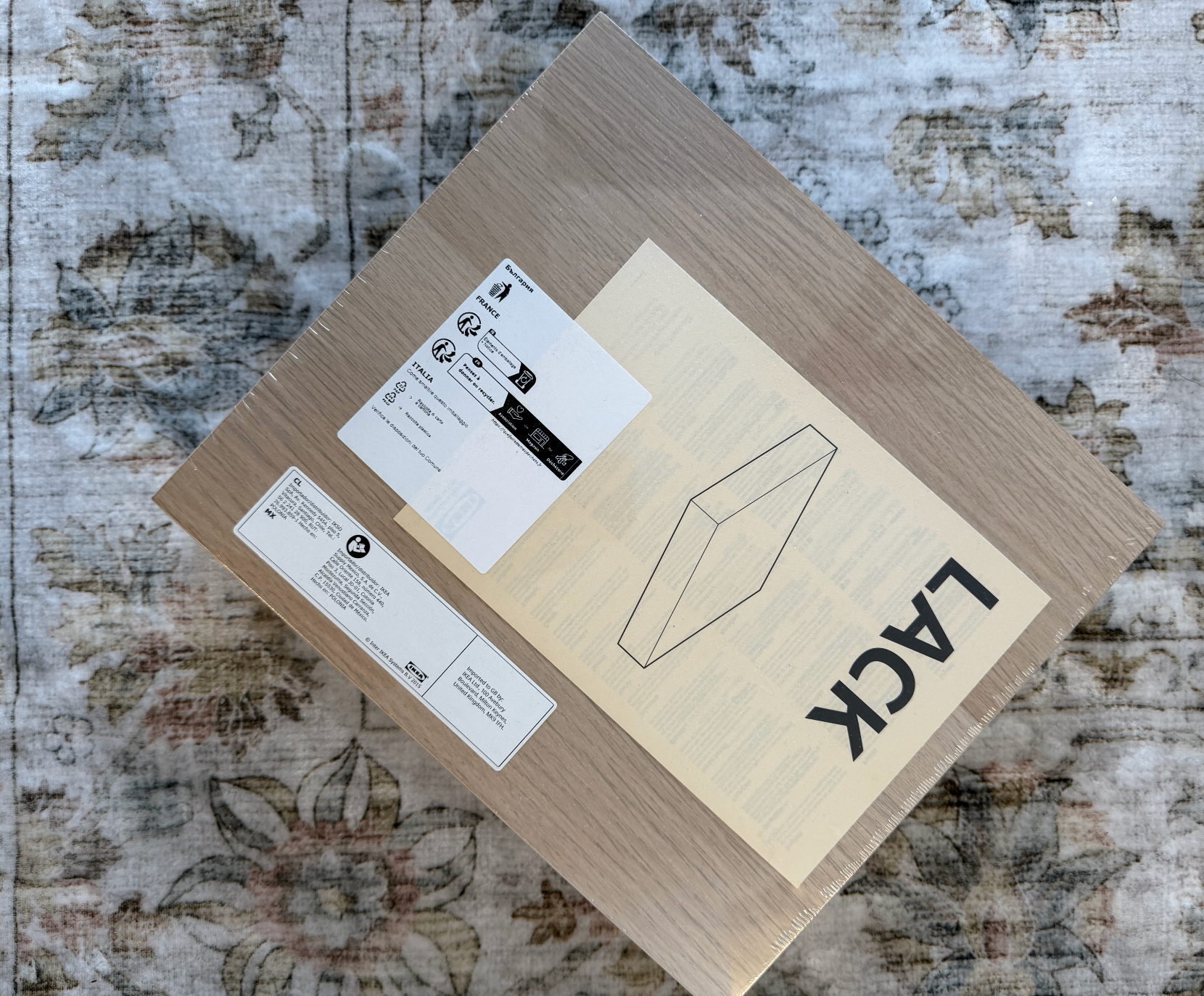 IKEA LACK Wall Shelf – White Stained Oak - photo 3