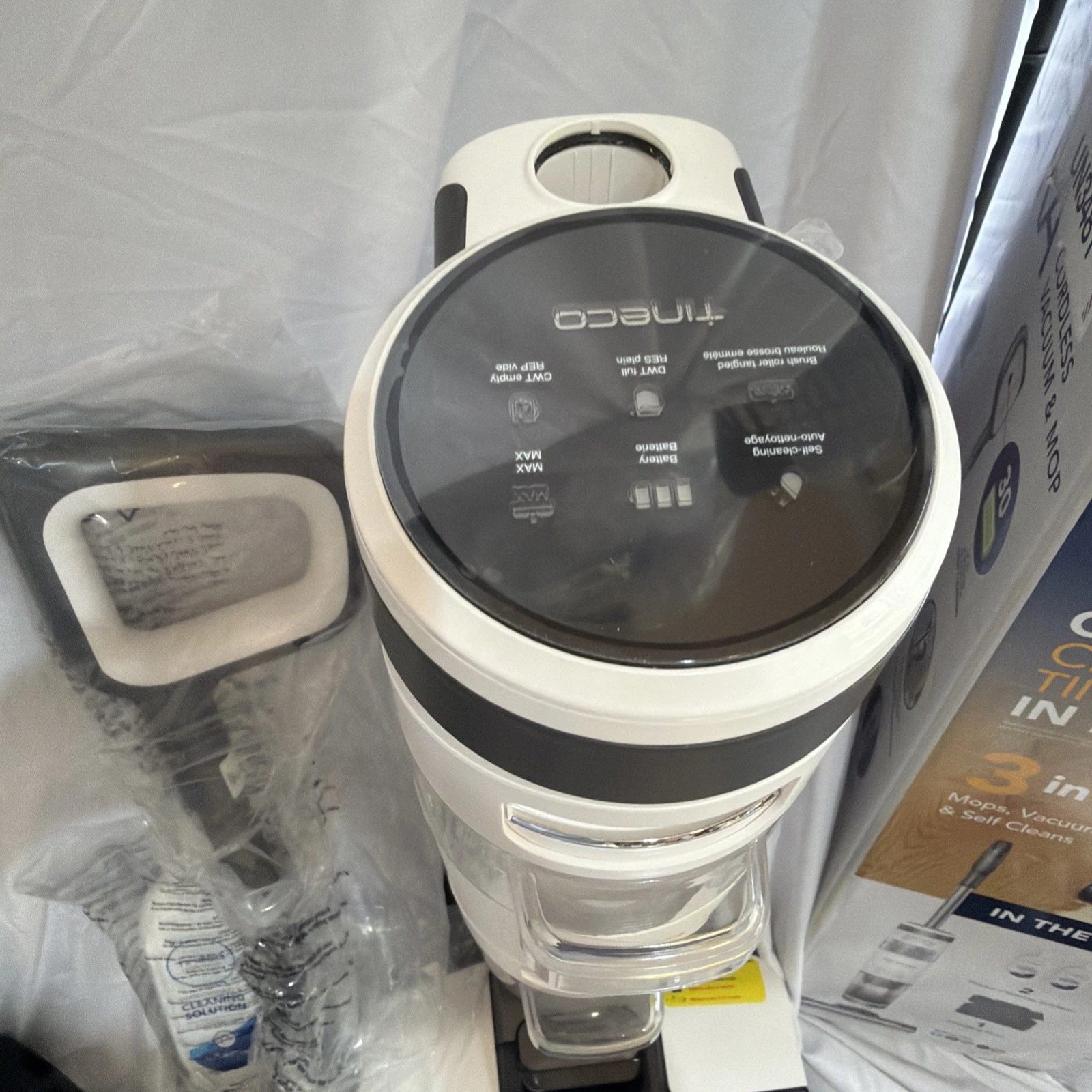 Tineco iFloor 3 Ultra Cordless Wet/Dry Vacuum - White/Gray