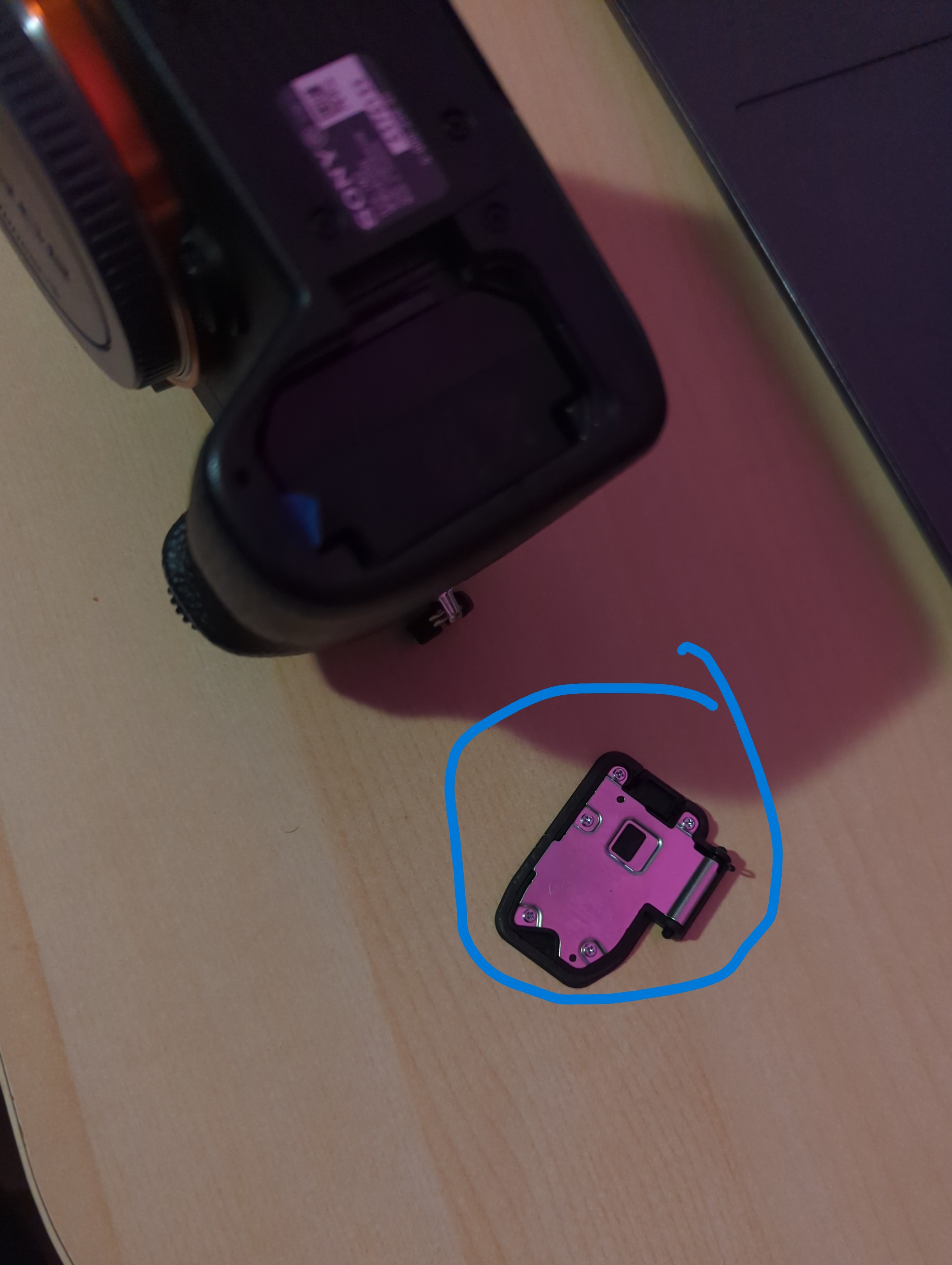 LOOKING FOR A Battery Door Cover for Sony A7III