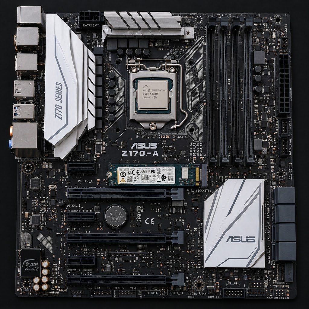 Intel i7-6700K + ASUS Z170-A Motherboard + 256GB NVMe SSD Bundle