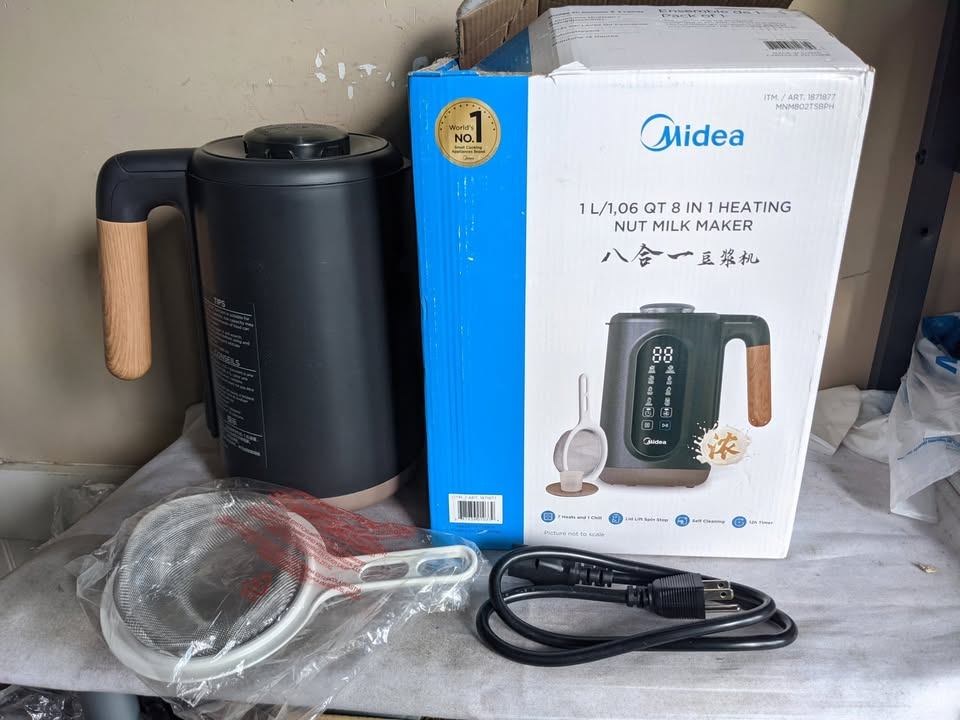 Nut Milk Maker by Midea, 1L Double Wall