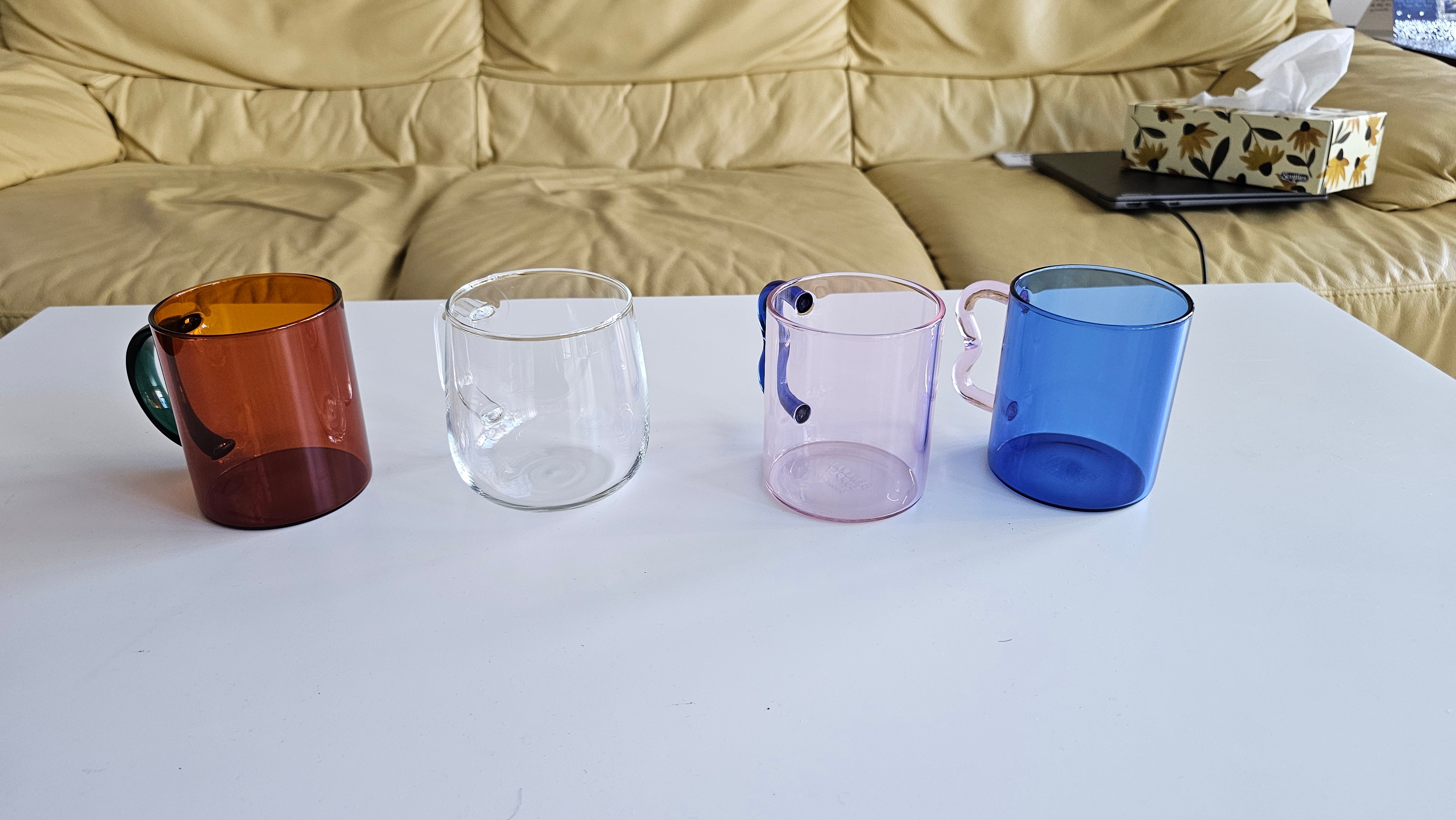 5 Colorful Glasses & Mugs