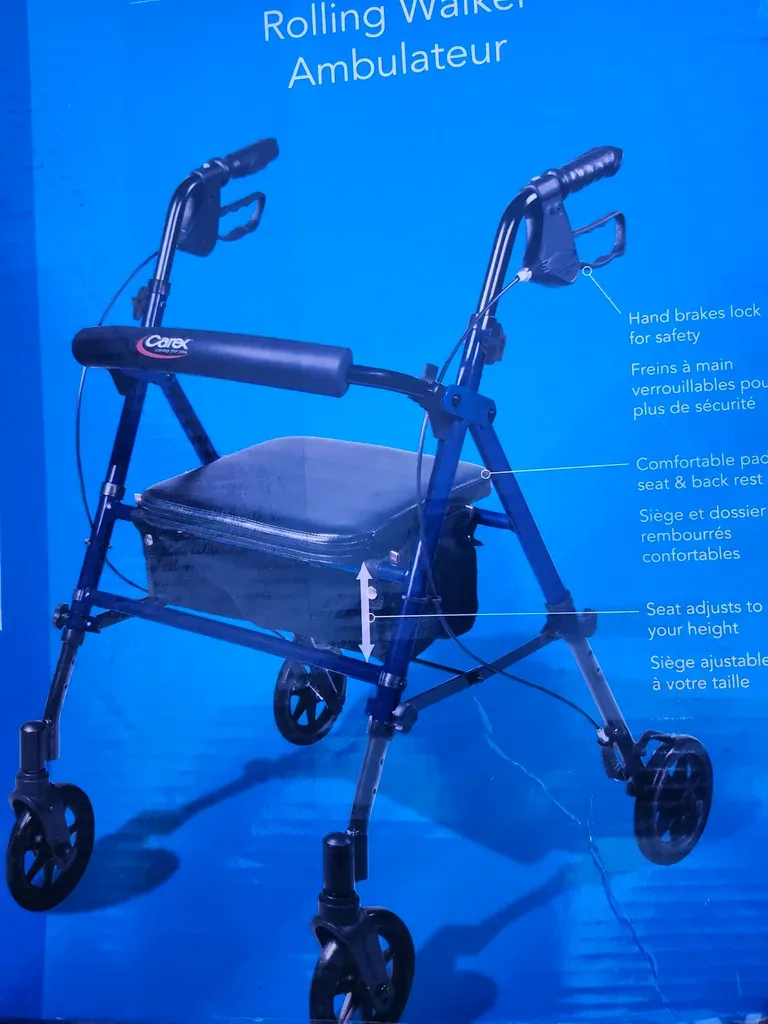 New Carex Step N' Rest Rolling Walker - photo 2
