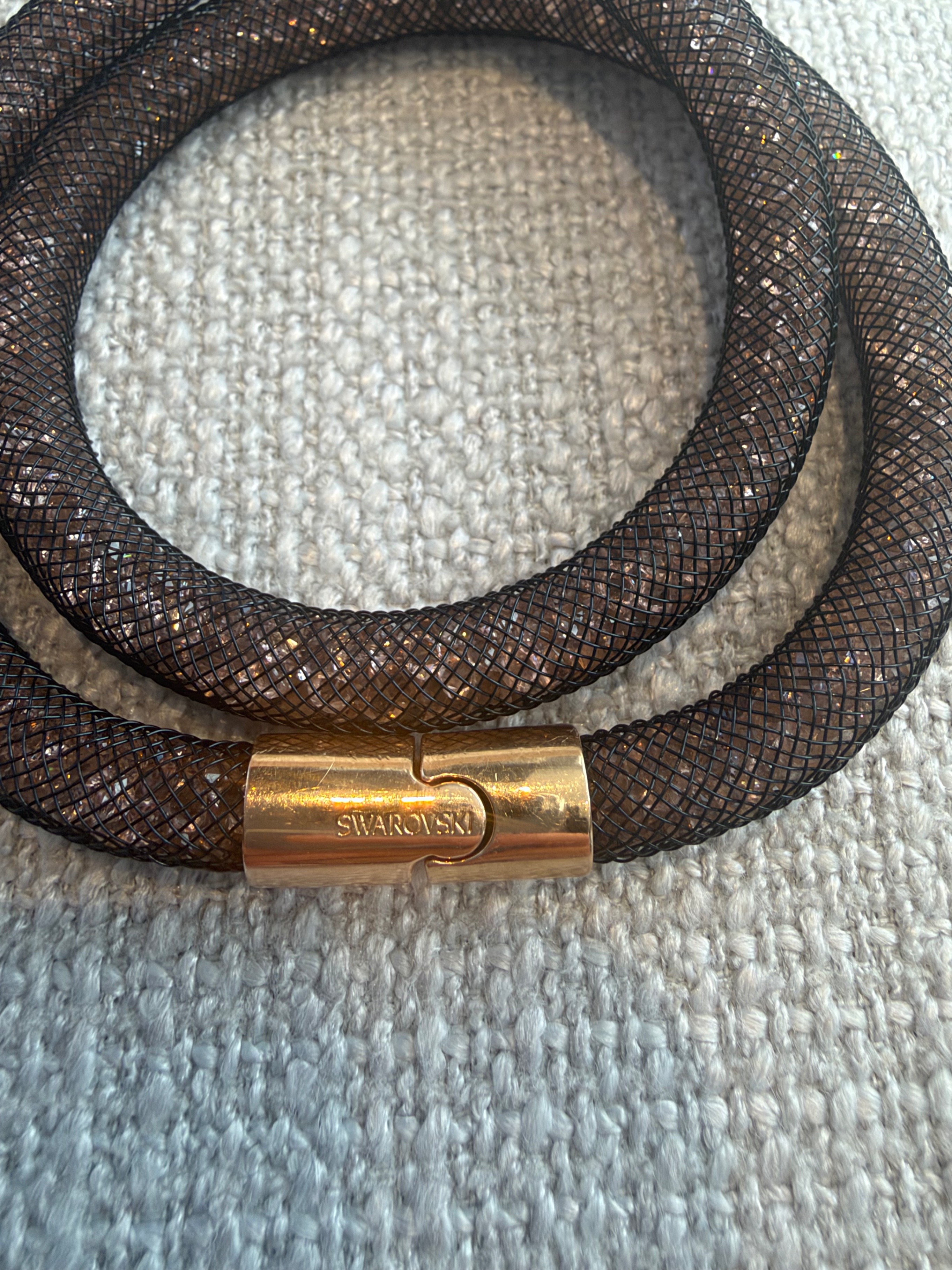 Swarovski Stardust Double Wrap Bracelet, Rose Gold Tone - photo 5