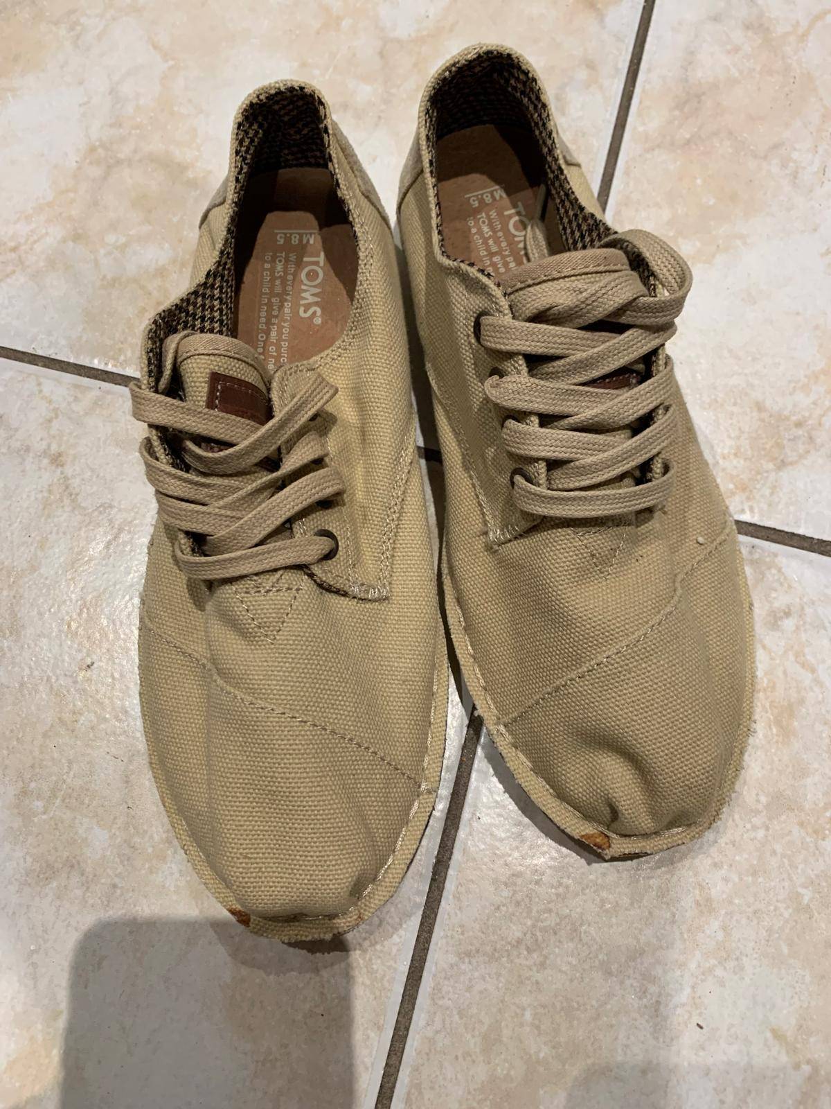 TOMS Cordones men's canvas lace-up casual shoes 8.5