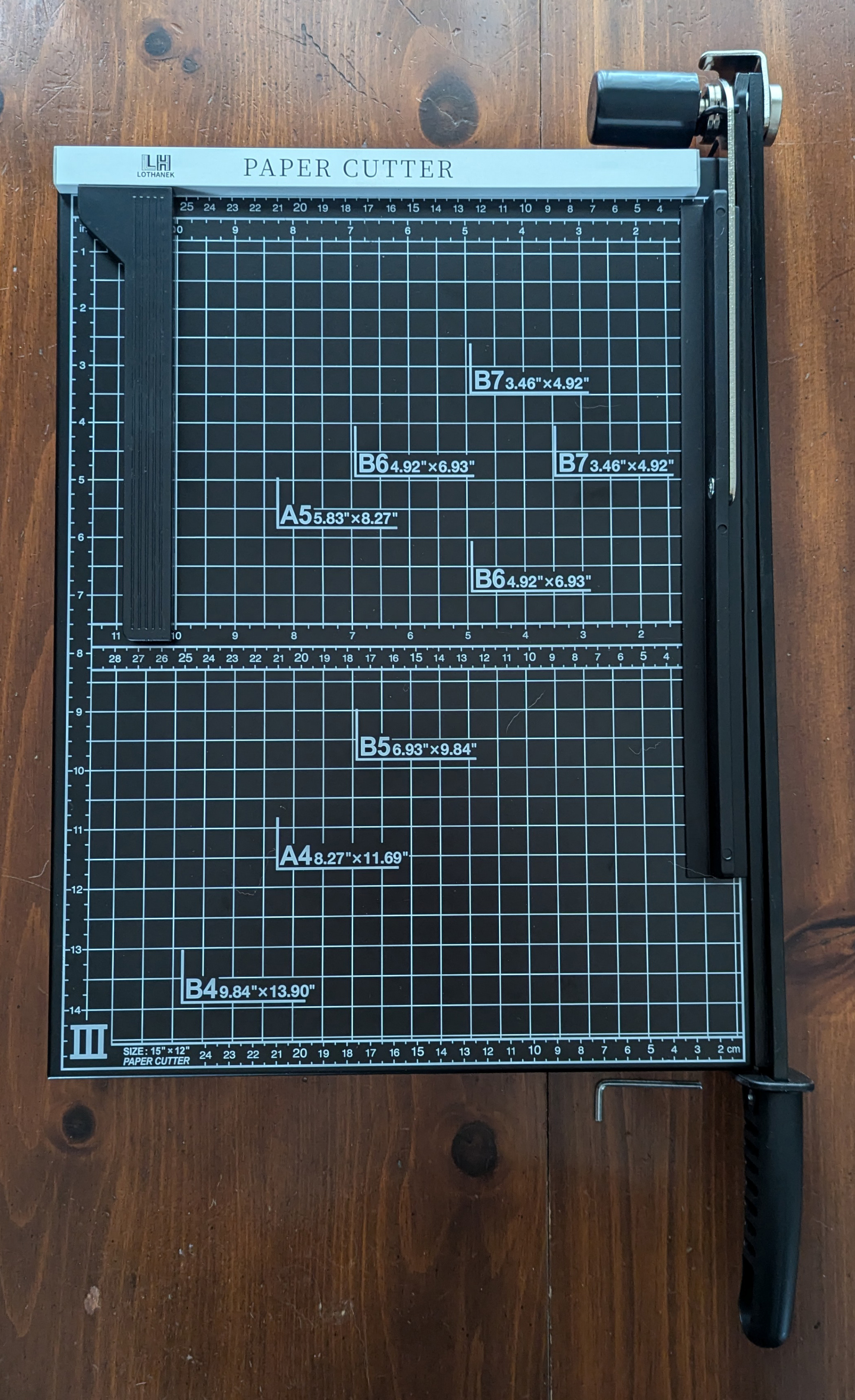 Paper Cutter with Safety Blade