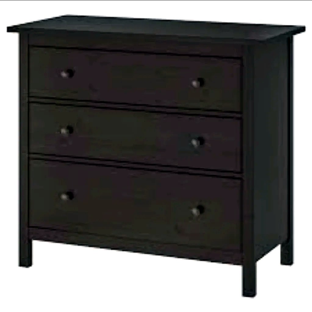 Ikea 3-Drawer Chest or Dresser Black-Brown - photo 5