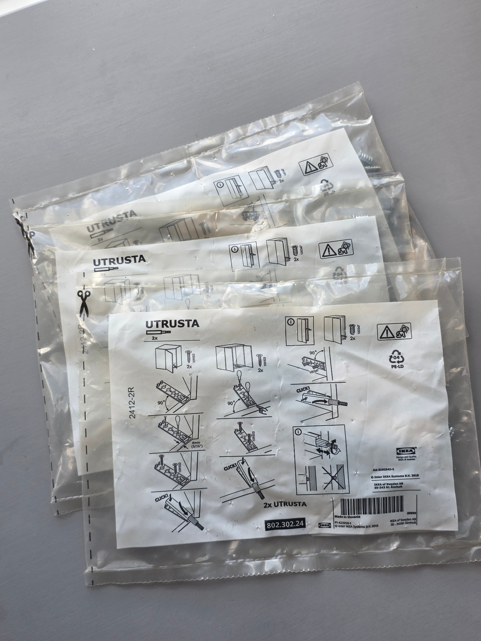 3 Pack of UTRUSTA Push opener