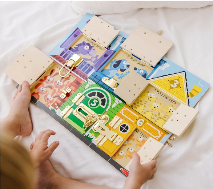 Melissa & Doug Latches Wooden Activity Board for toddler - photo 3