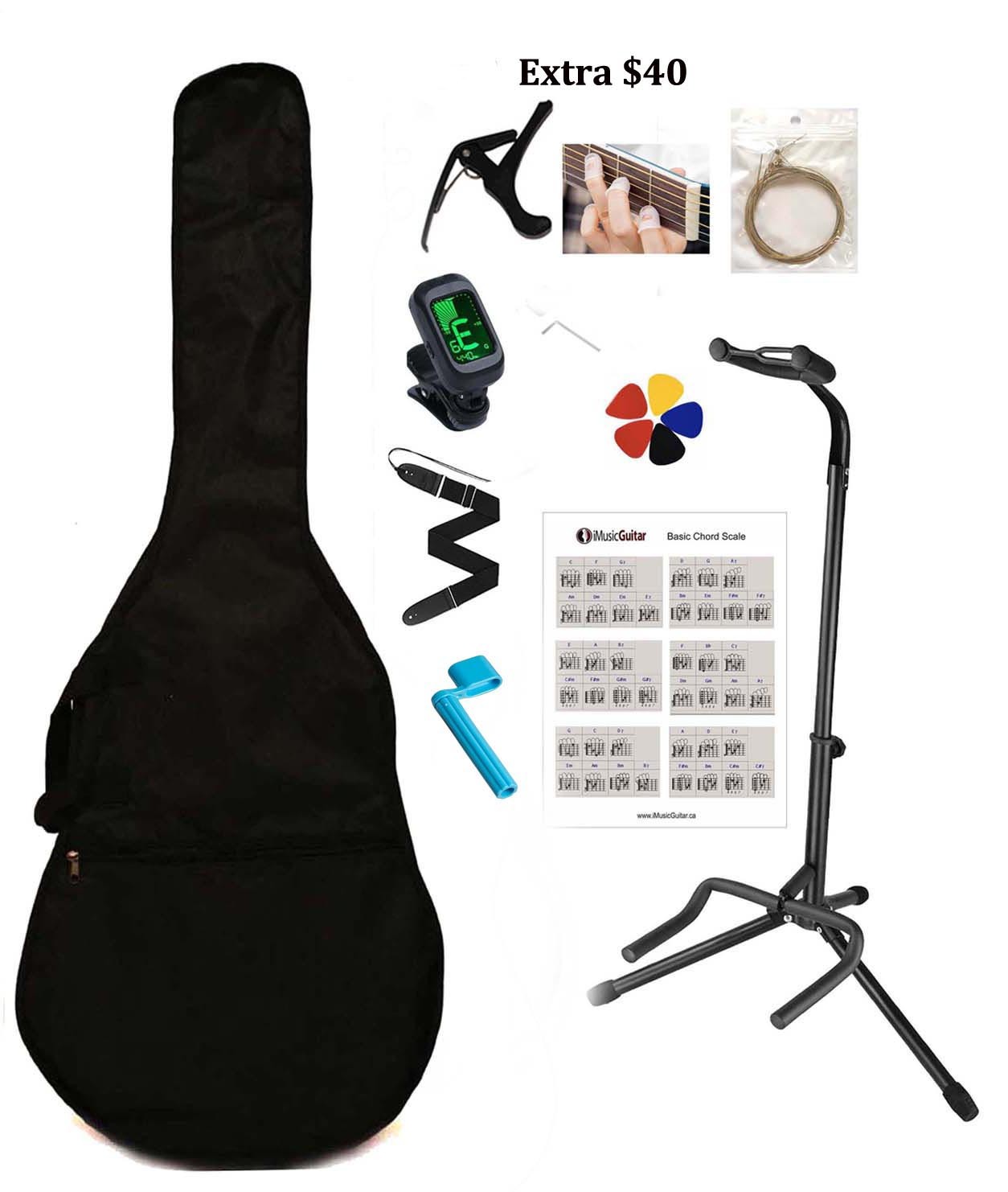 Brand New 38" Purple Acoustic Guitar Perfect for Beginners - photo 3