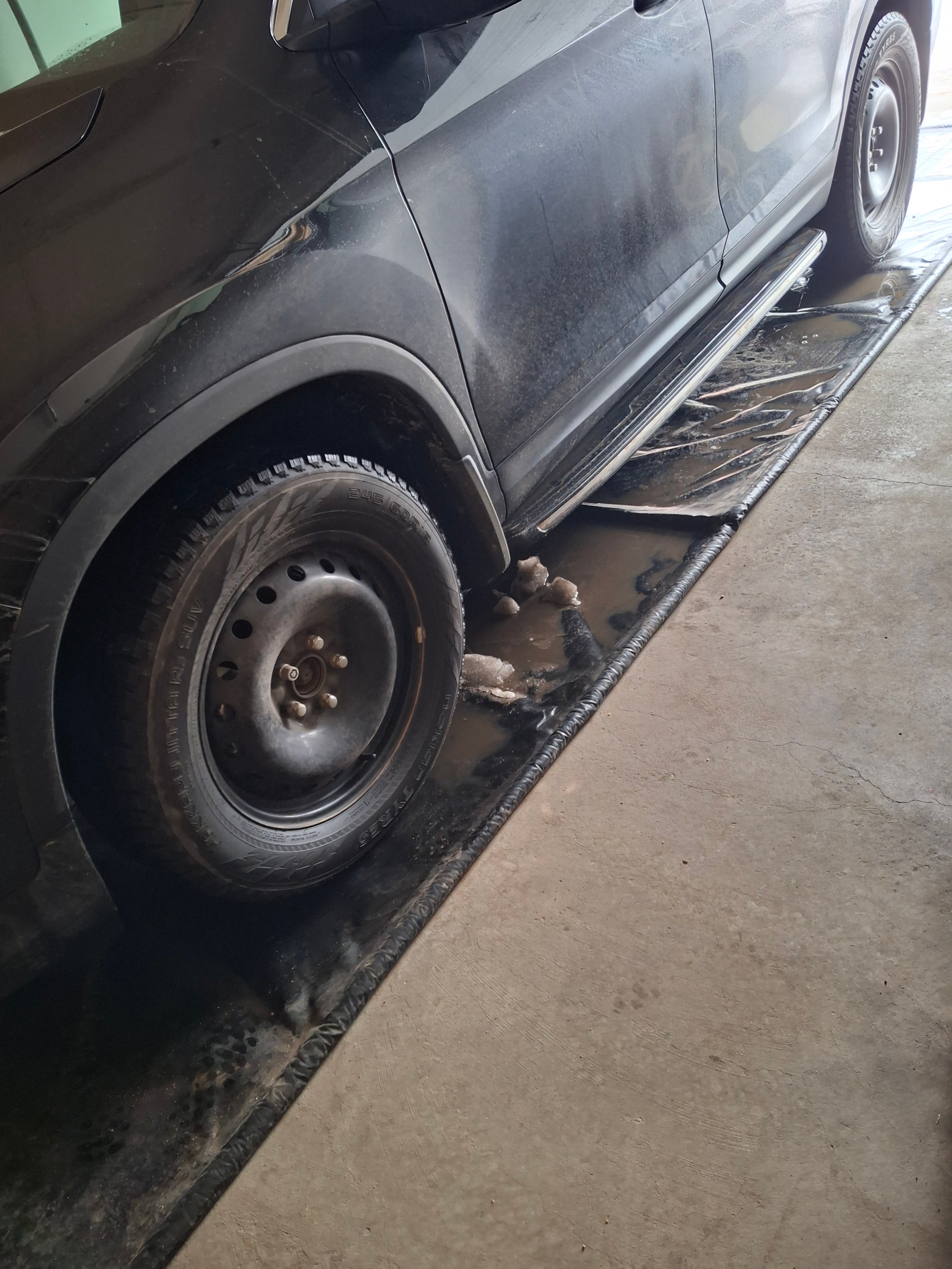Heavy Duty Garage Floor Mat, PVC Coated Tarpaulin
