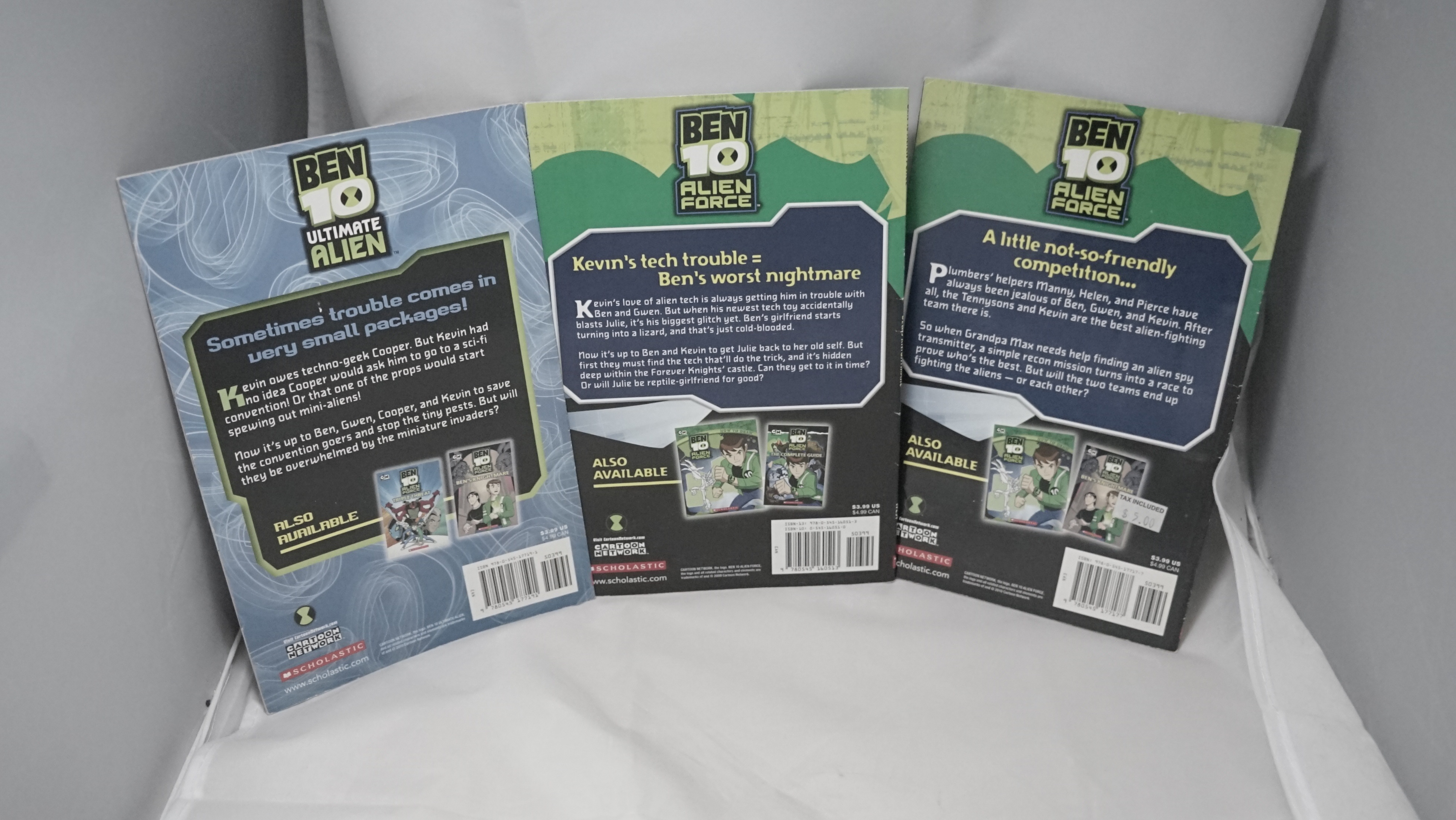 Ben 10 Book Lot 3 Triple Threat Bens Knightmare Science Friction - photo 2
