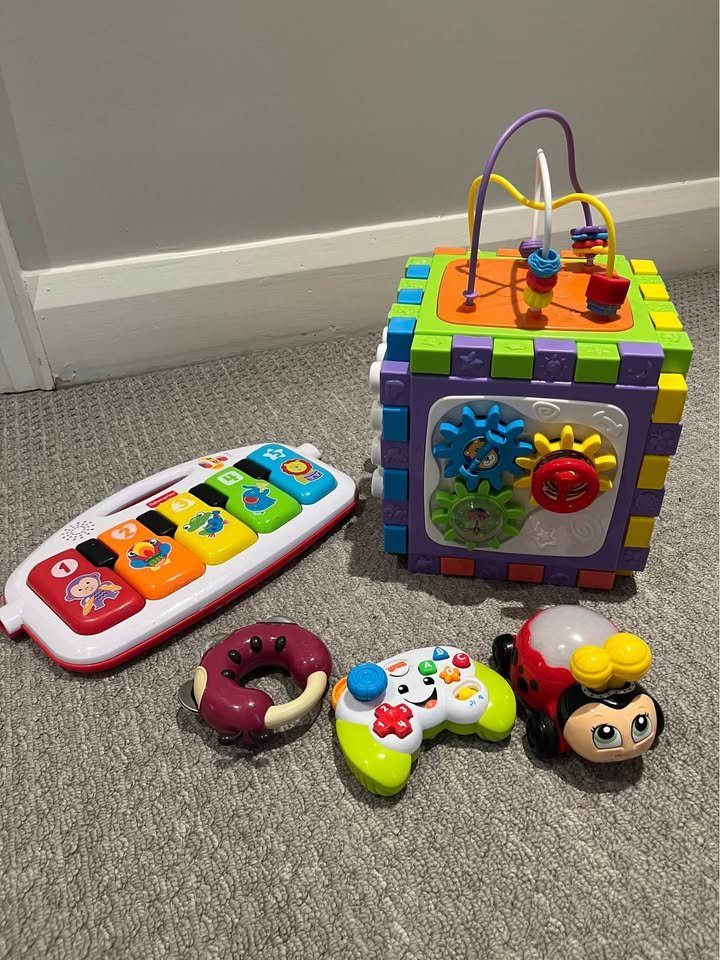 Baby Activity Toy Bundle including Activity Cube