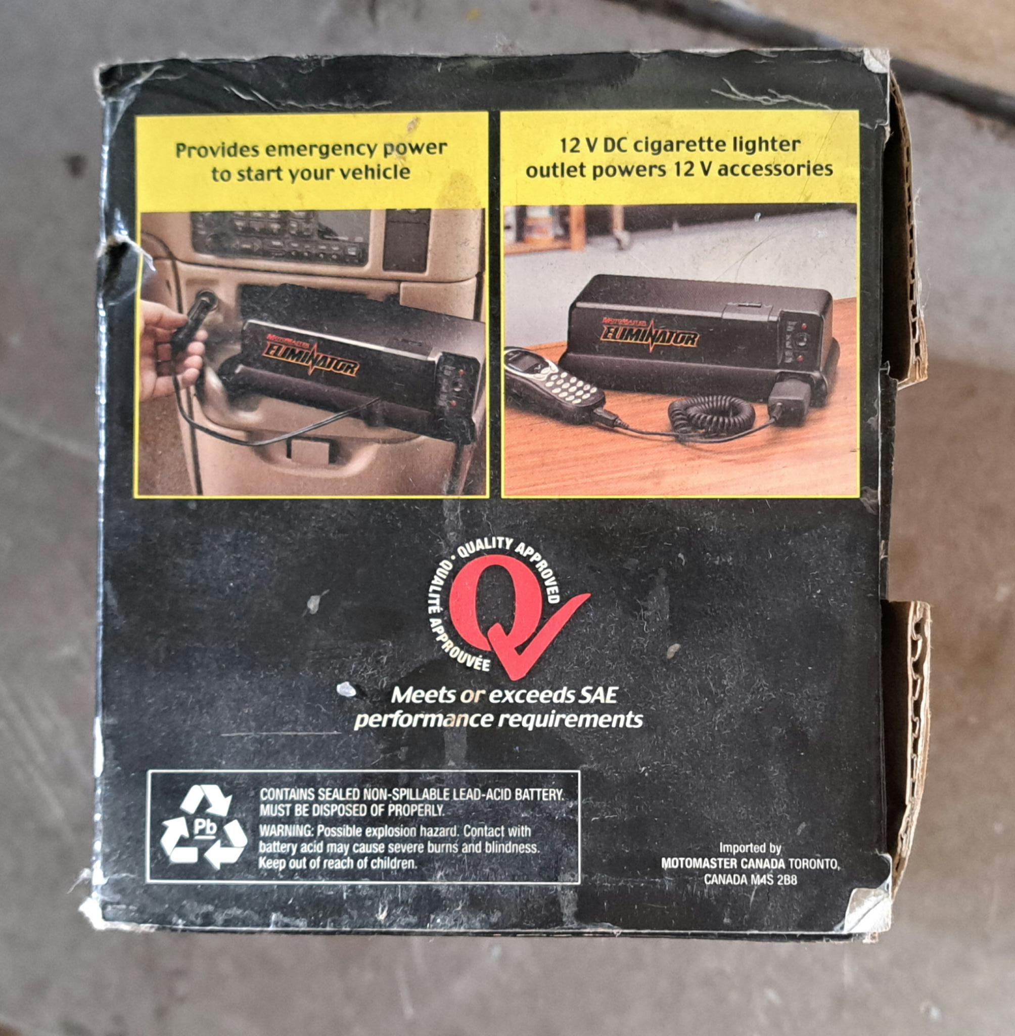 MotoMaster Eliminator Car Starter - photo 2