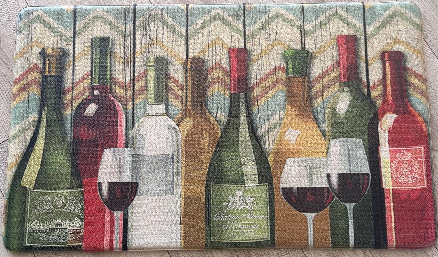 Wine Lover’s Anti-Fatigue Kitchen Mat – Soft Cushioned Comfort