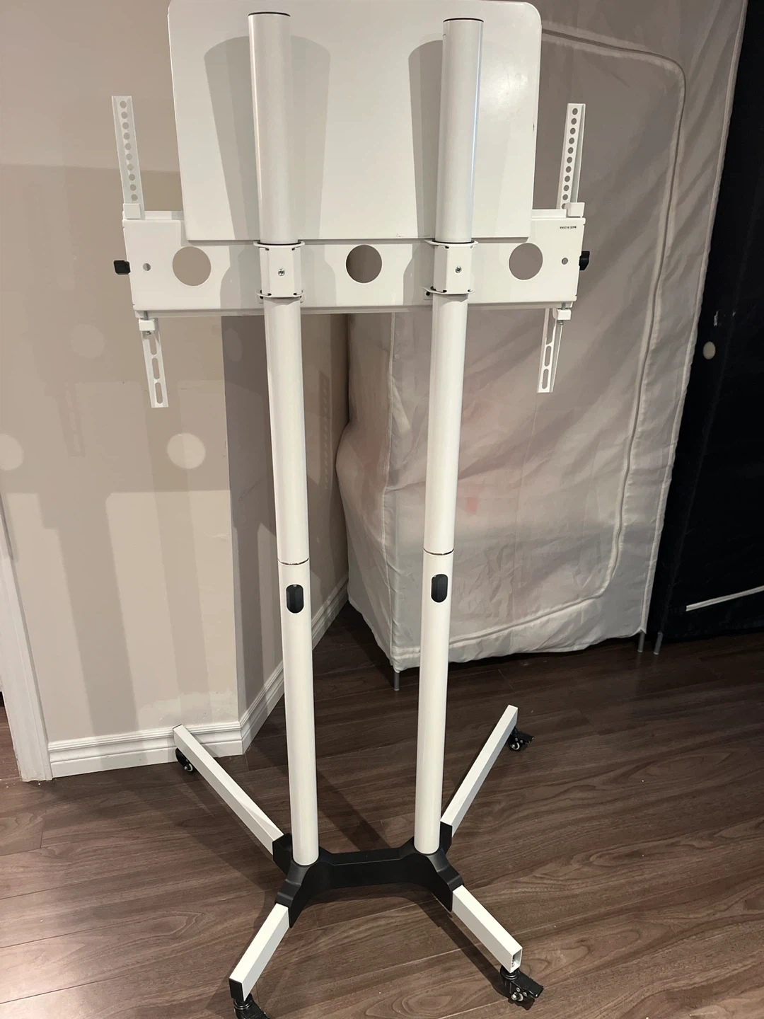 VIVO White Mobile TV Cart - photo 2