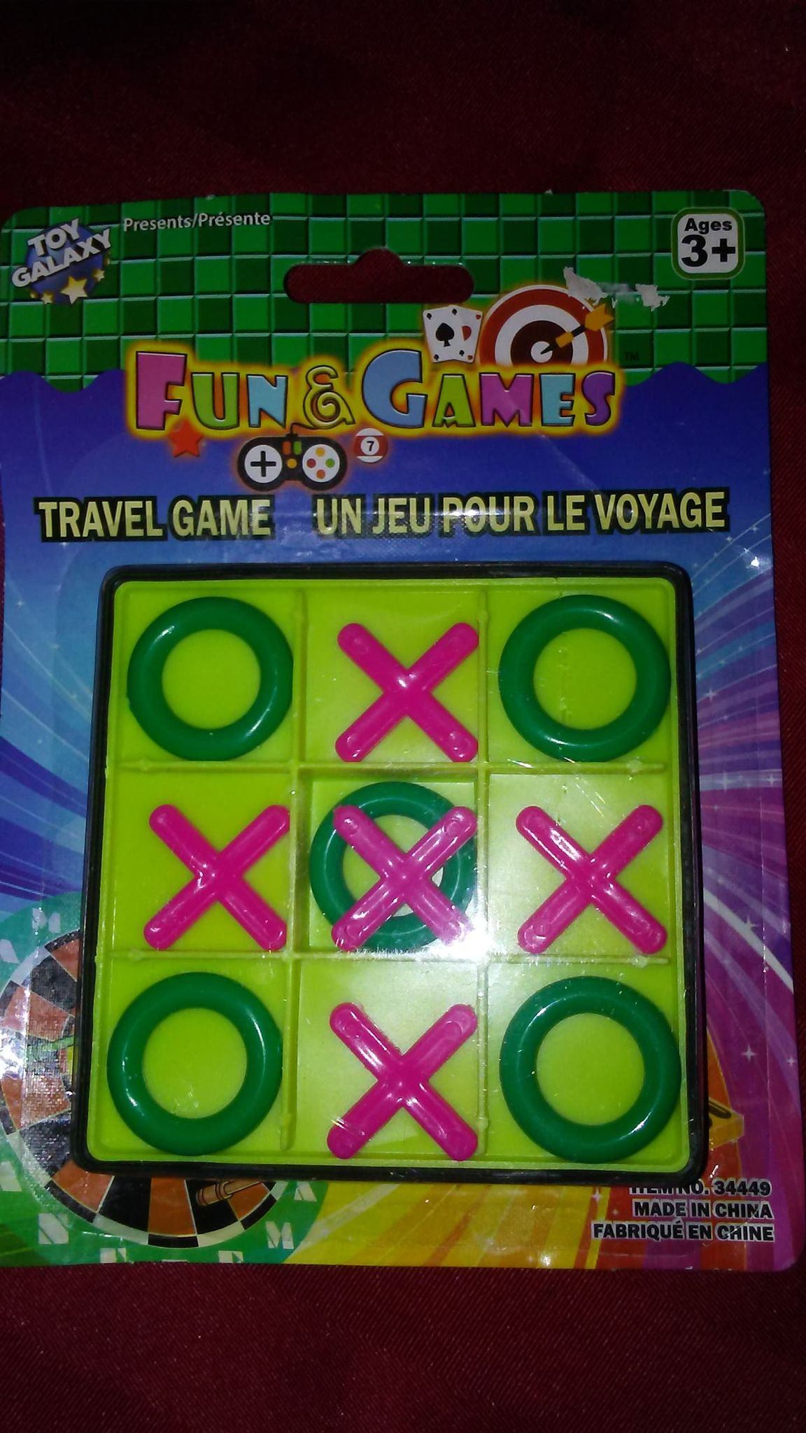 Kids Travel Game Tic Tac Toe (New)