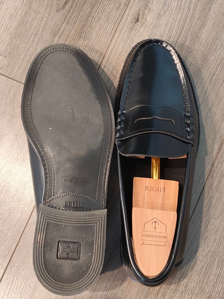 Japanese Haruta #9064 penny loafer size 280 JP, 4EEEE width - photo 3
