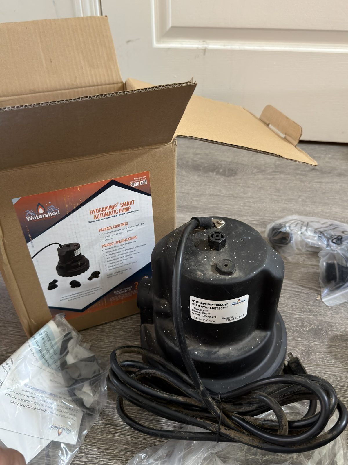 Hydrapump start Automatic Pump