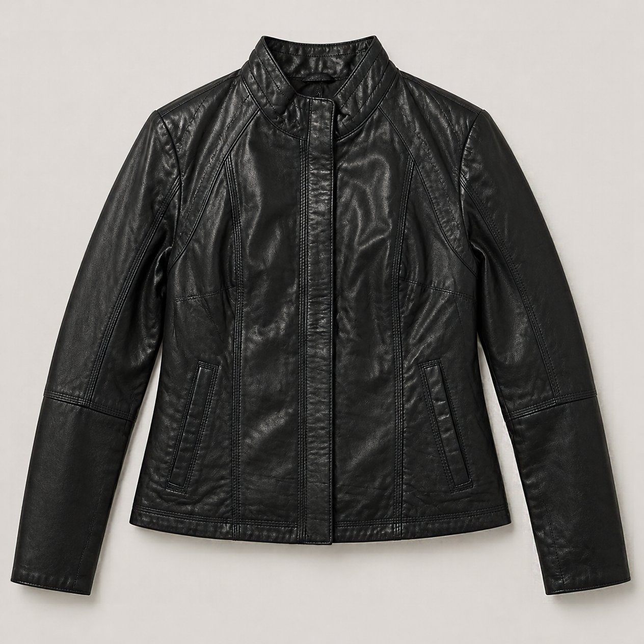 JKT-062 — Women's Acerra leather moto jacket — brand new, size L - photo 2