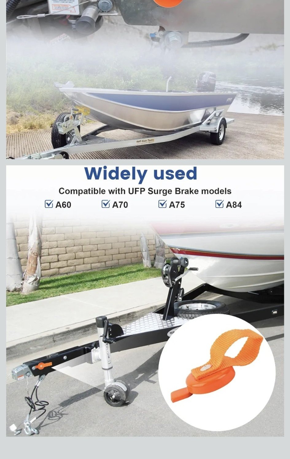 Surge Brake Lockout Key Magnetic ON Boat Trailer A60 A70 A75/84 - photo 5