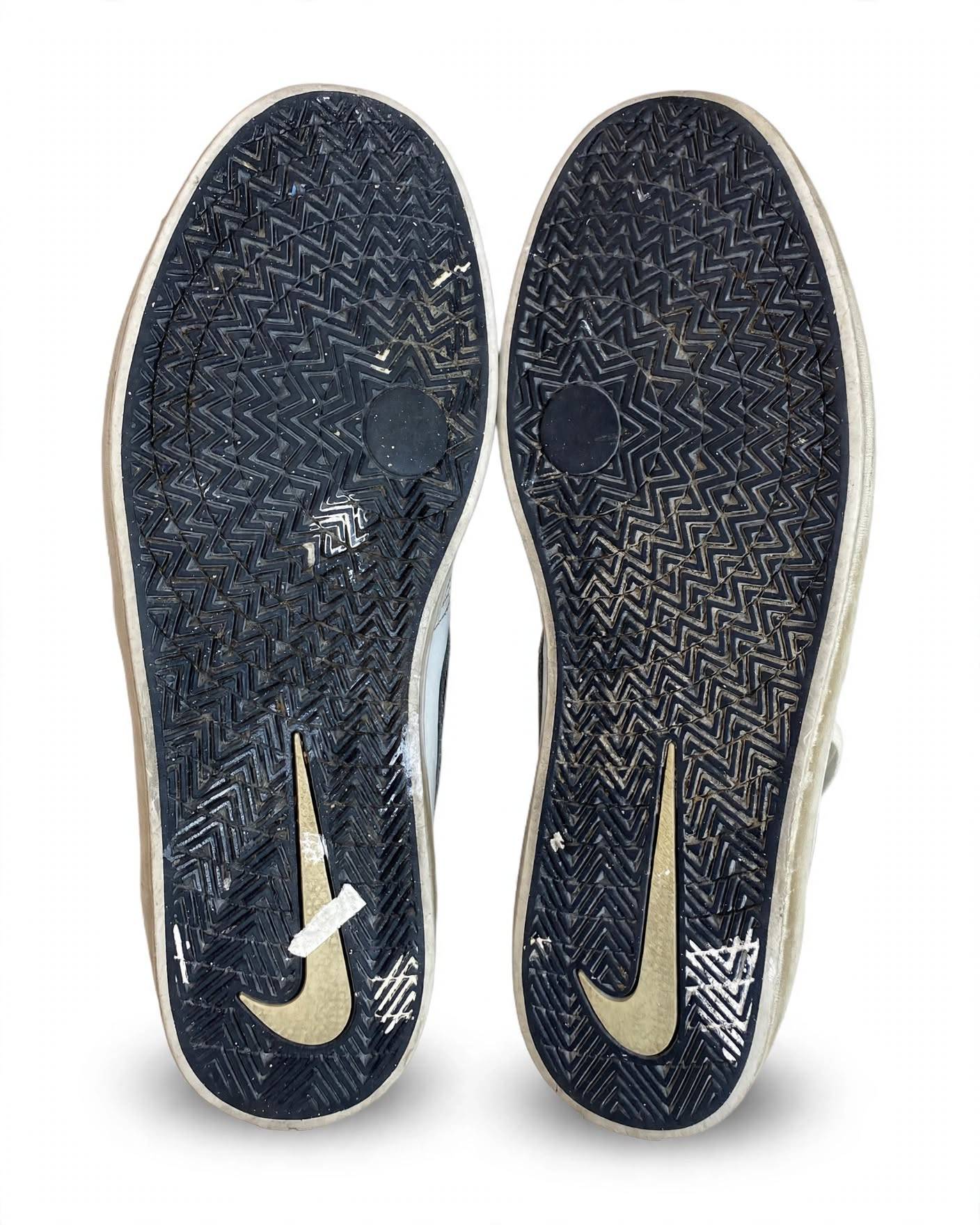 Nike SB Check Solarsoft White Navy Men's 11 Skate Shoes Used - photo 5