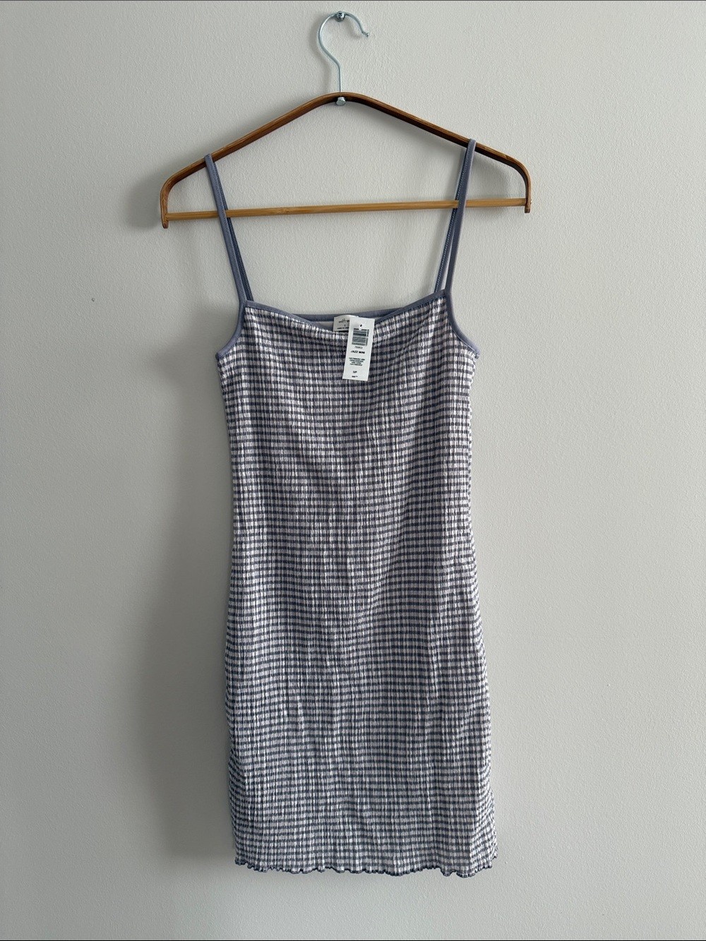 Aritzia Light lavendar Mini Slip Dress with Spaghetti Straps - photo 5