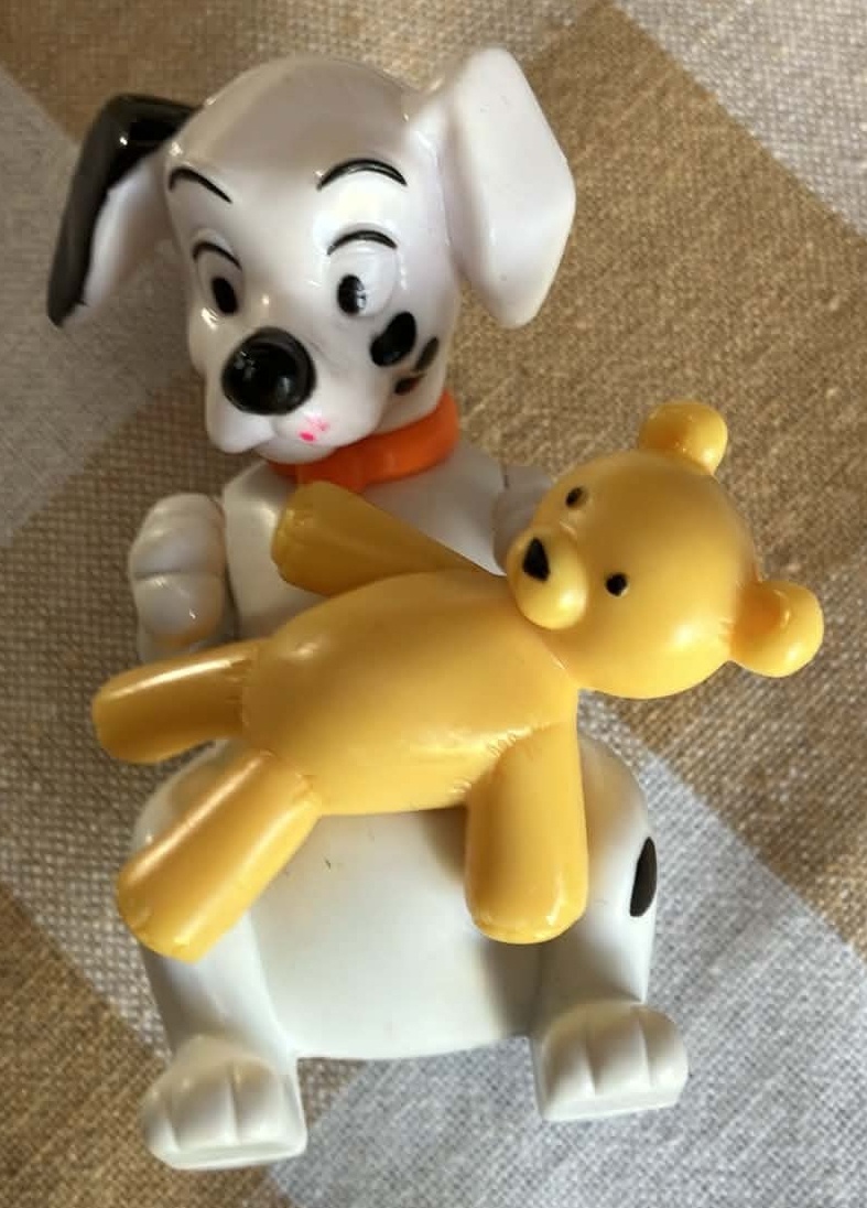 McDonalds Vintage 1996 101 Dalmations with Teddy Bear - 3 Inches