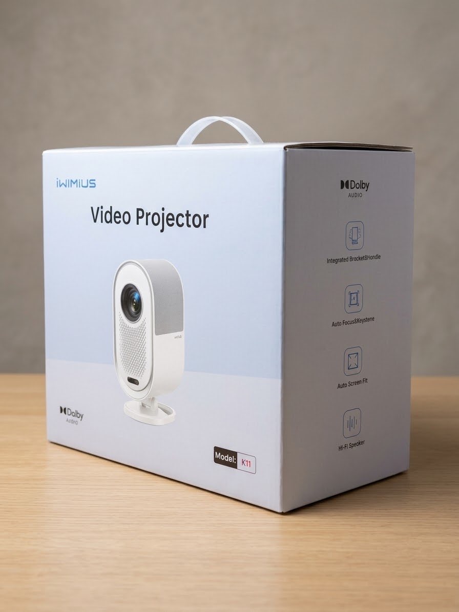 Wimius 1080p Smart Projector - Dolby Audio - photo 2