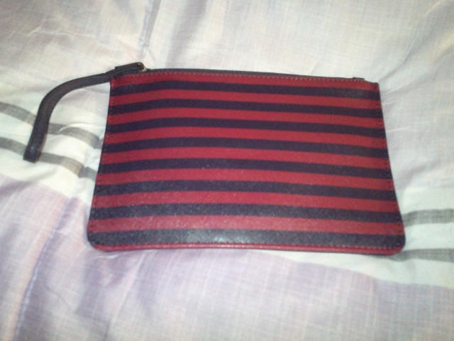 Tommy Hilfiger Striped Wristlet