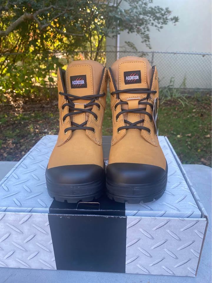 Steel toed boots mens aggressor (size 9.5) - photo 3