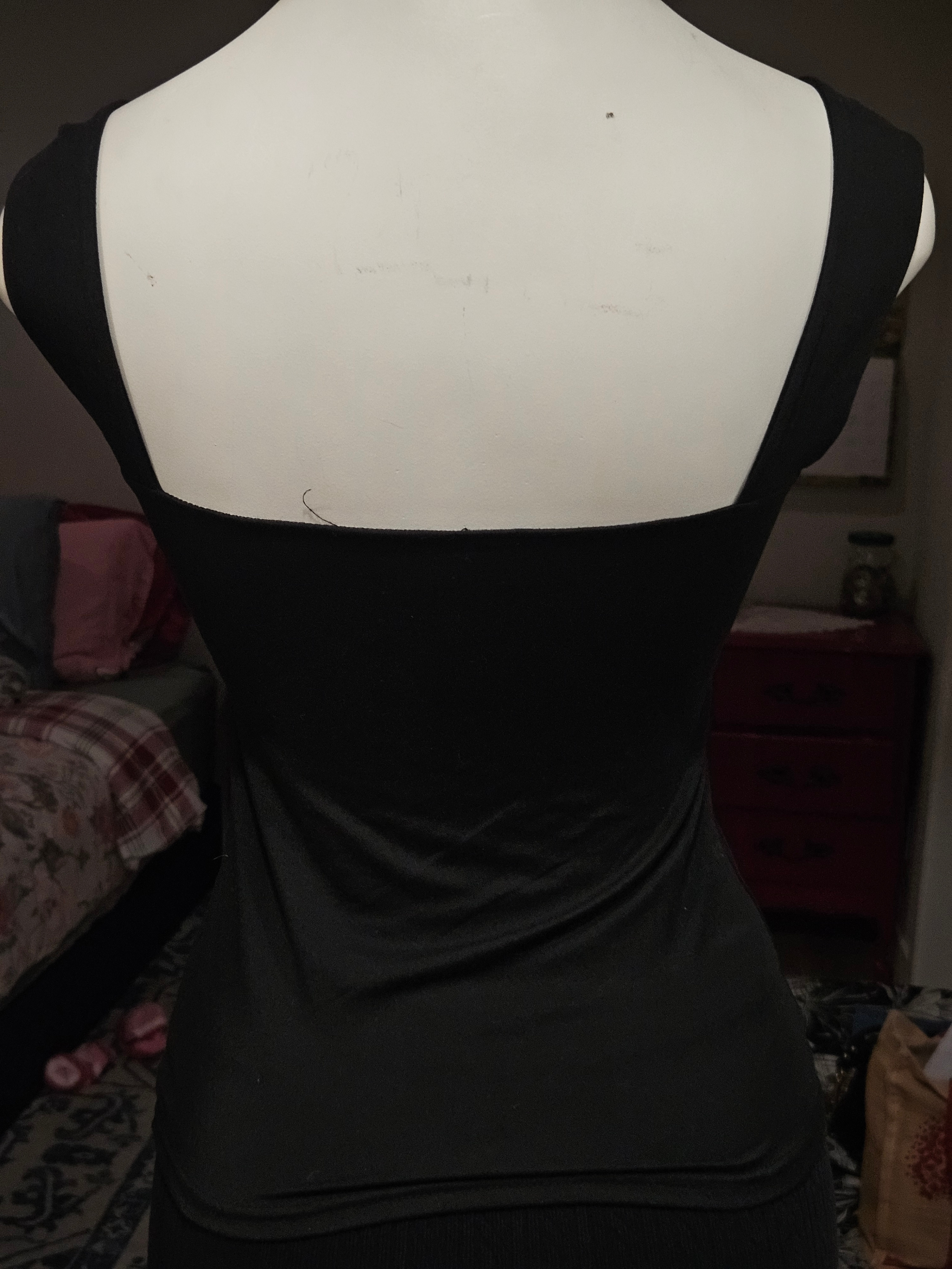 dark coquette lace bow tank - photo 3