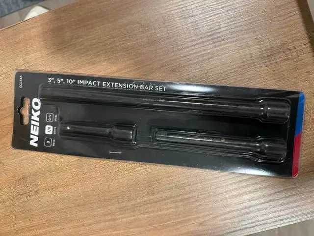 NEIKO 3/8" Drive Impact Extension Bar Set