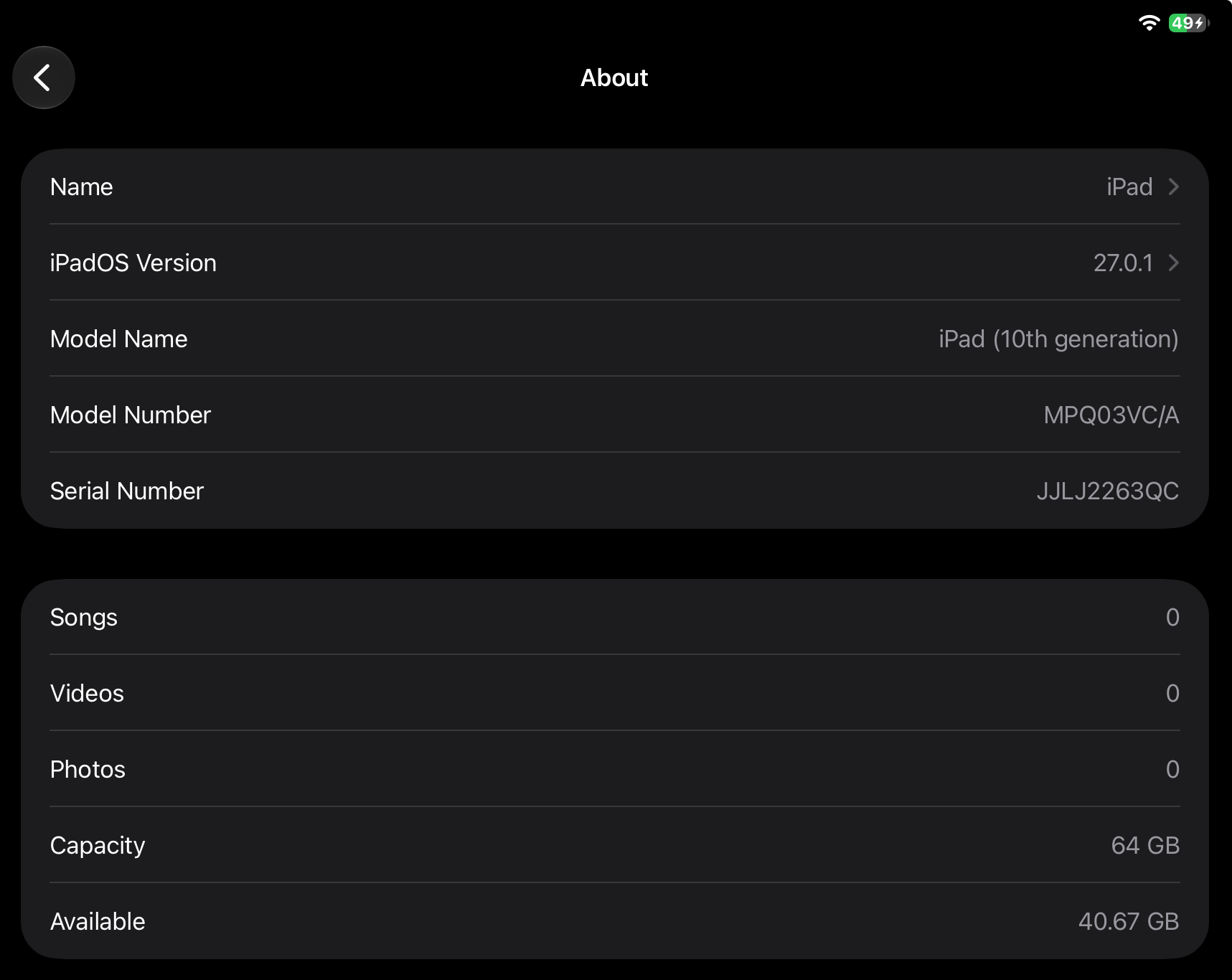 iPad Silver (10th gen - WiFi - 64GB) - photo 4