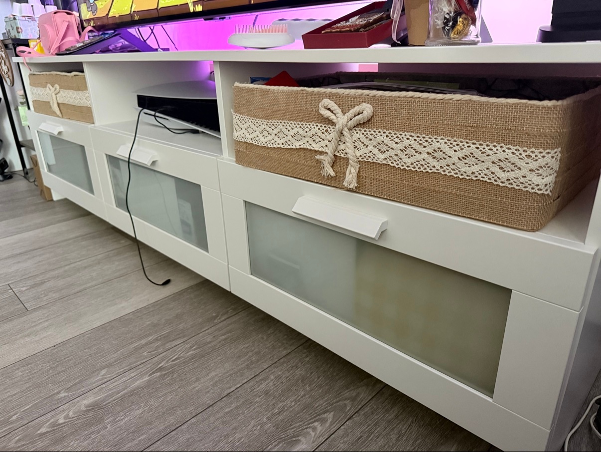IKEA Brimnes TV Unit 180cm, White - photo 4