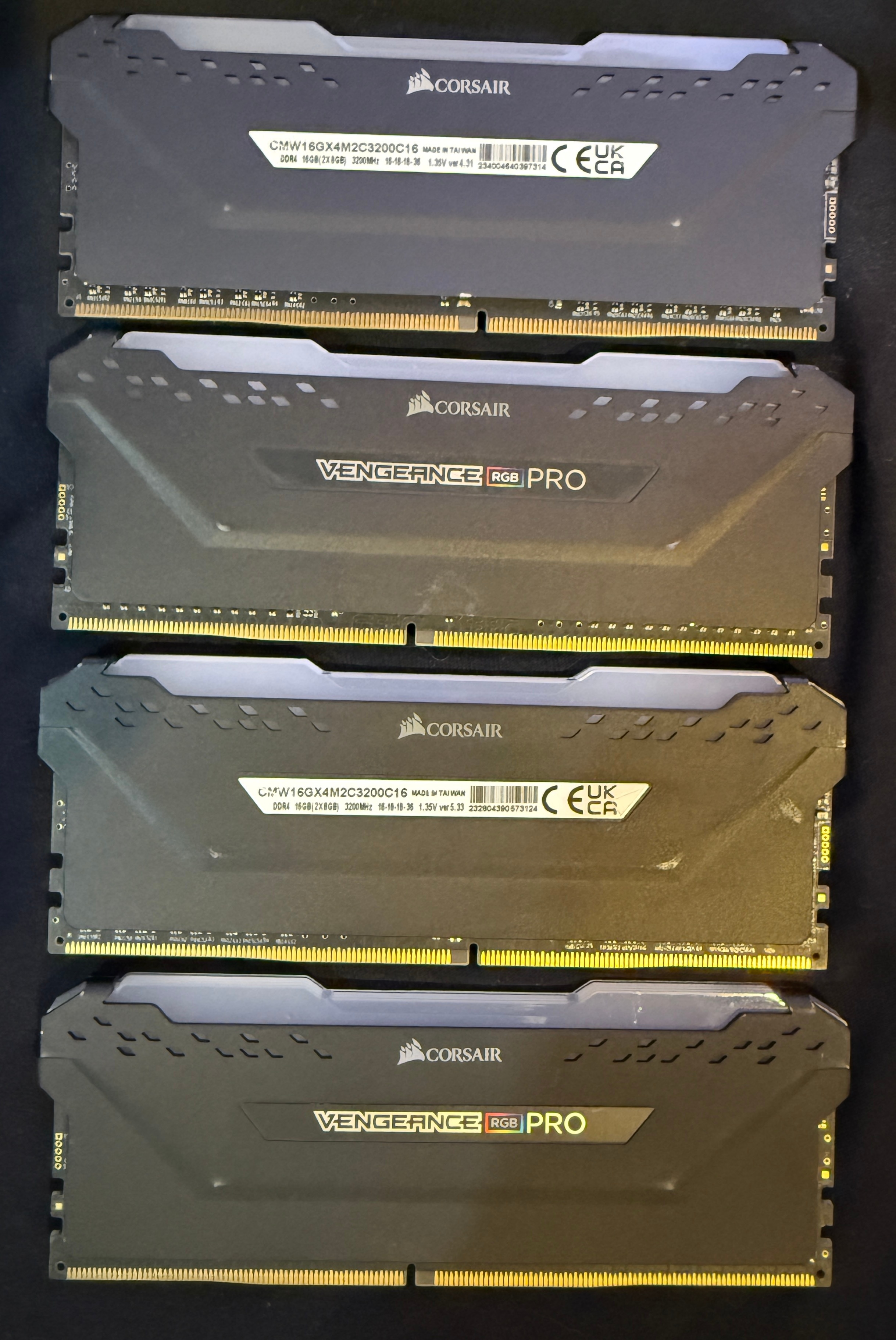 USED - Corsair Vengeance RGB Pro DDR4 32GB RAM Kit