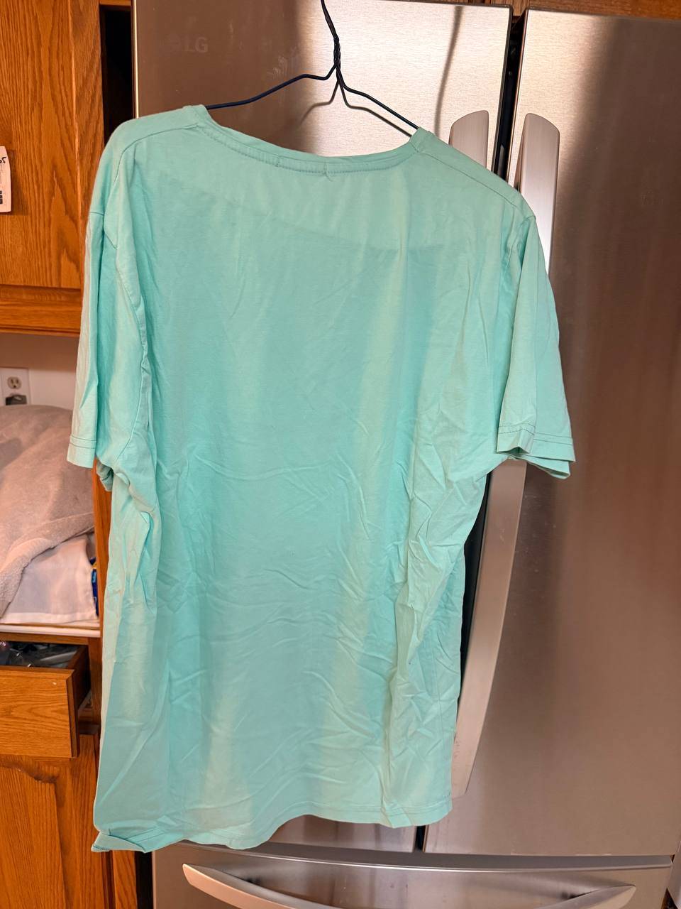 Mint Green Smiley Face Graphic T-Shirt – XXL - photo 2