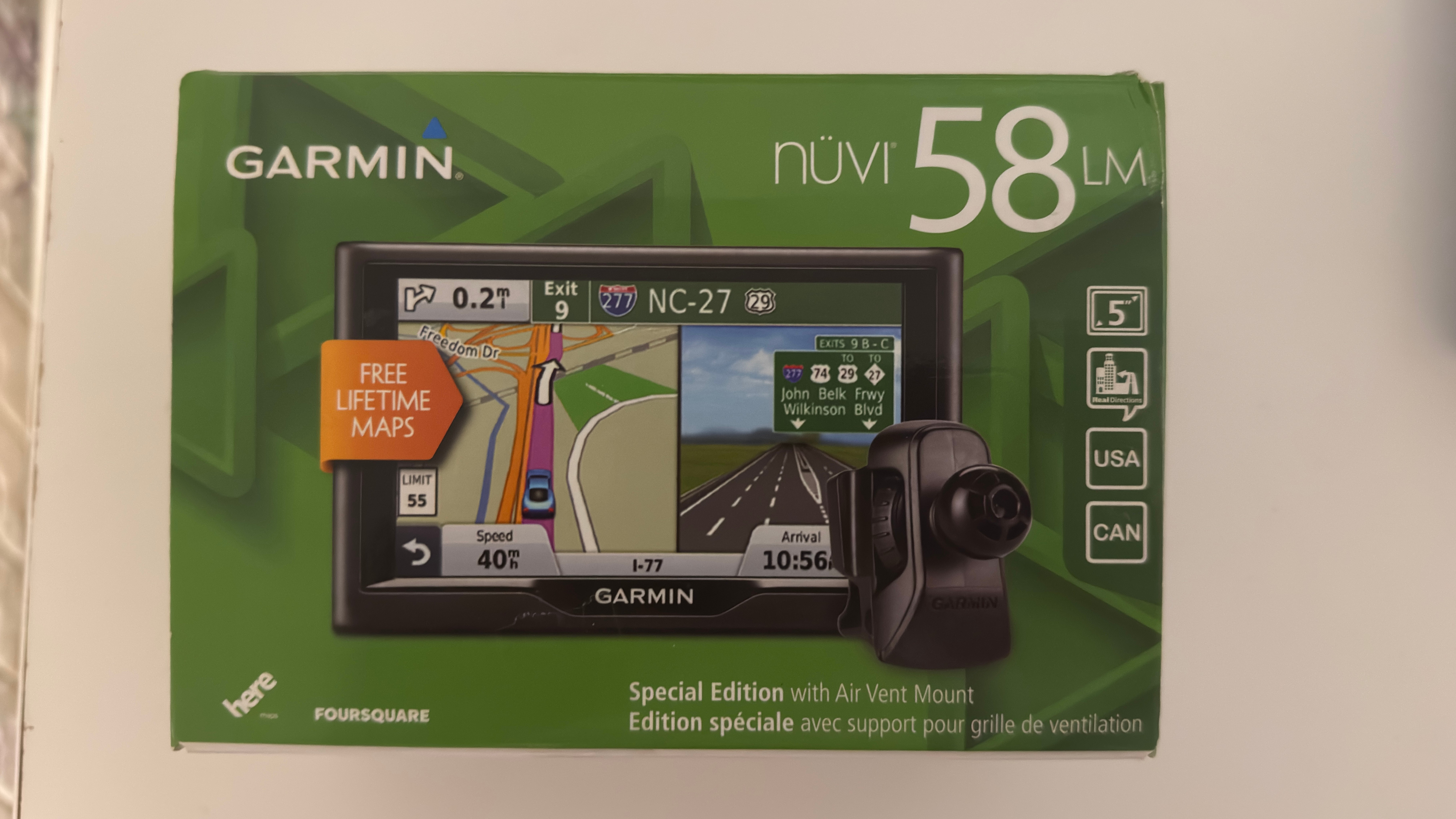 Garmin nüvi 58LM GPS Navigator – Excellent Condition - photo 3