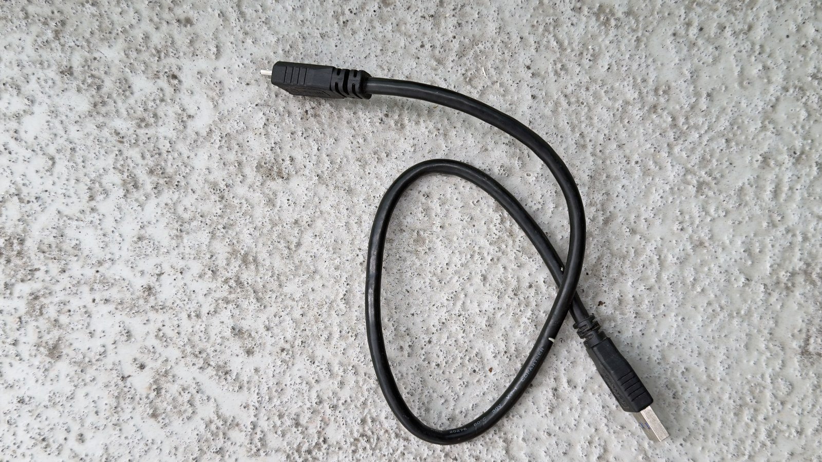 Insignia + Black USB 3.0 Micro-B Cables – Hard Drive, $5 Each