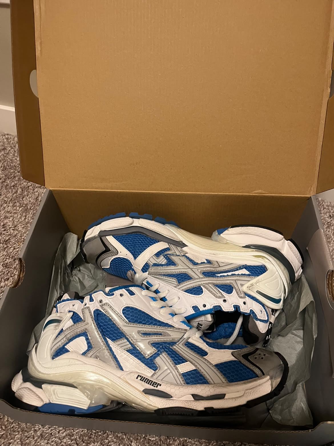 Balenciaga Runners Blue - photo 2