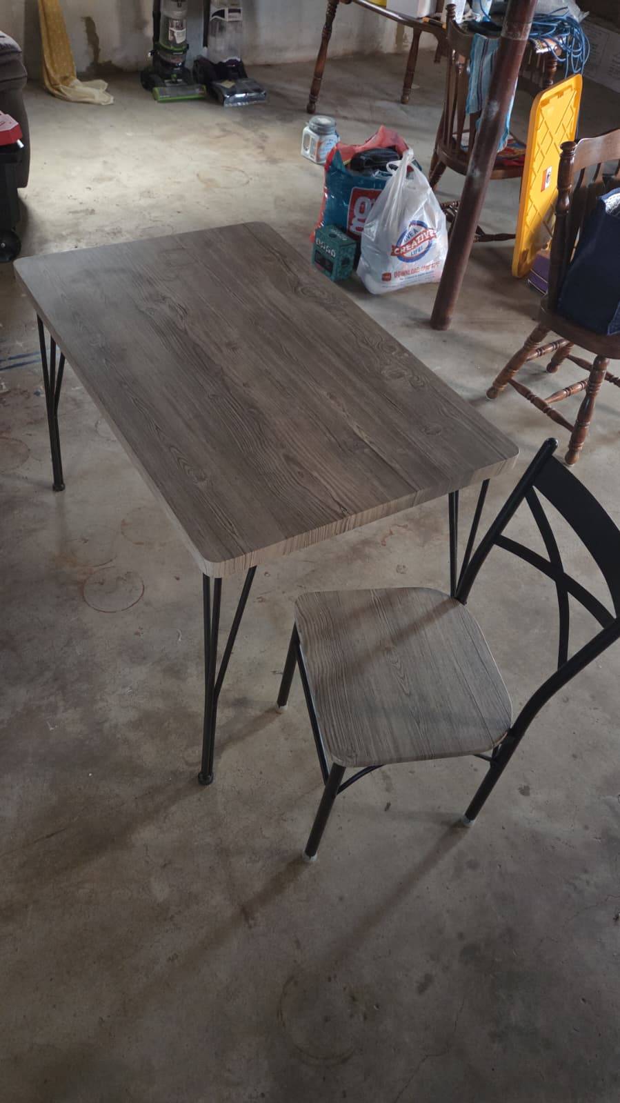 Small Dining Table and Chair Set - photo 2