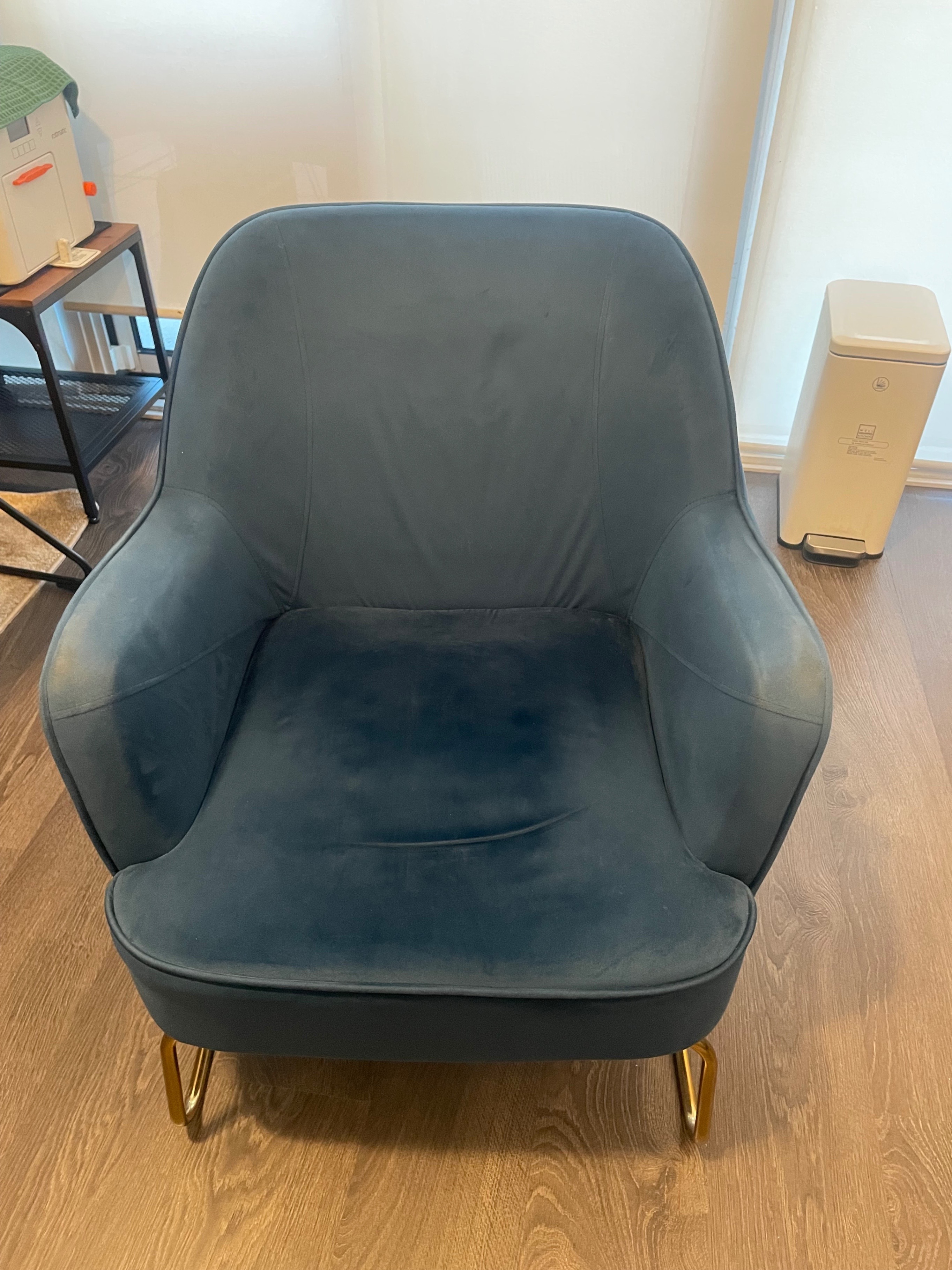 Structube Darah Velvet Accent Chairs – Blue & Pink