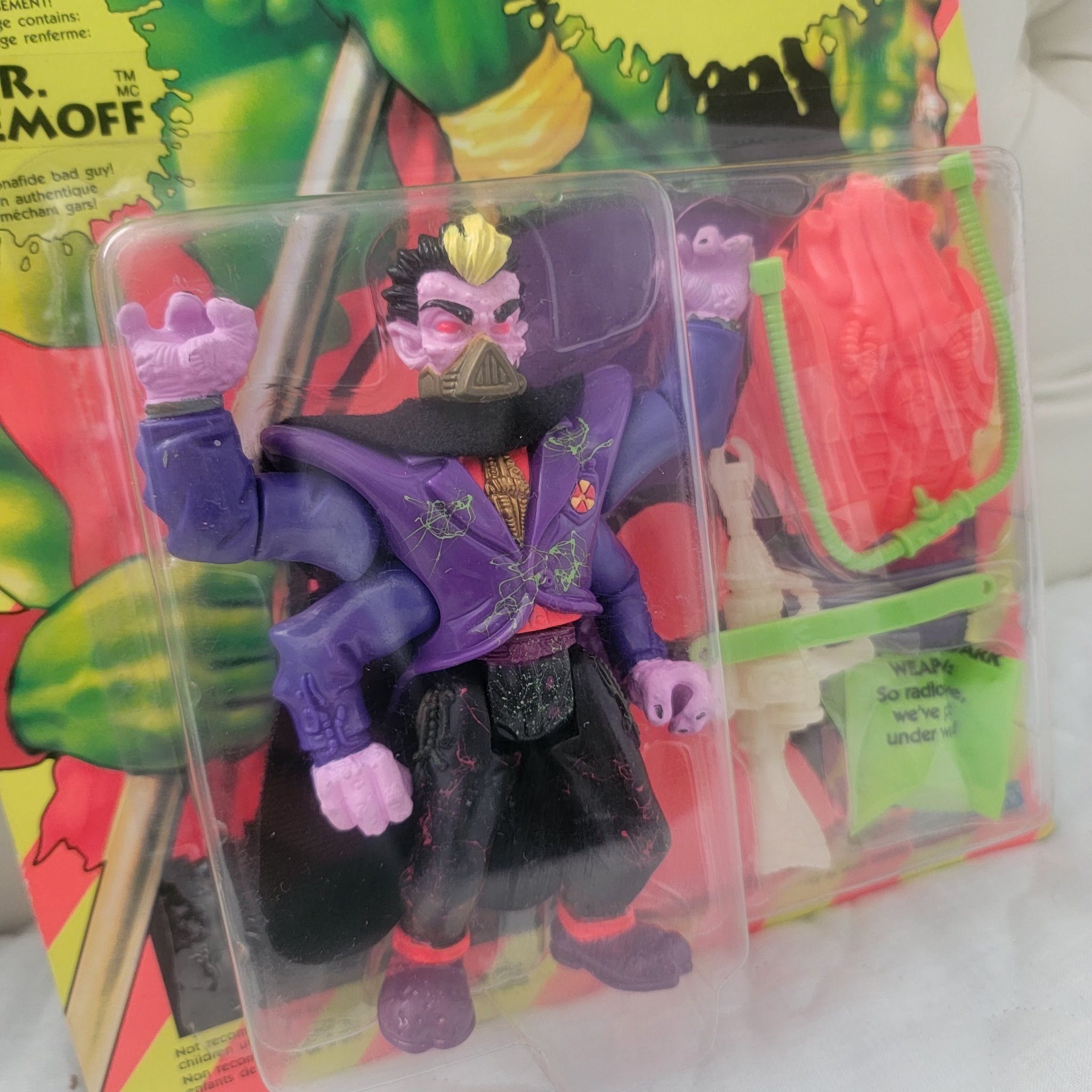 Toxic Crusaders Dr Killemoff sealed Playmates 1991 MOC - photo 2