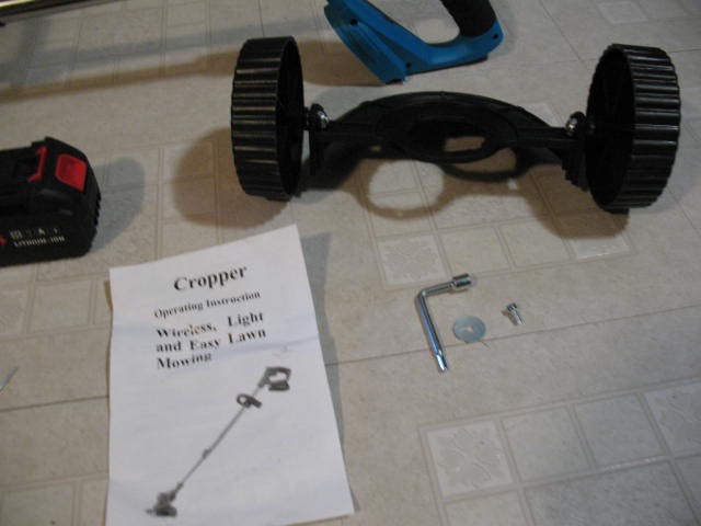 3 in 1 Cordless Grass Trimmer with Wheels, BRAND NEW - photo 5