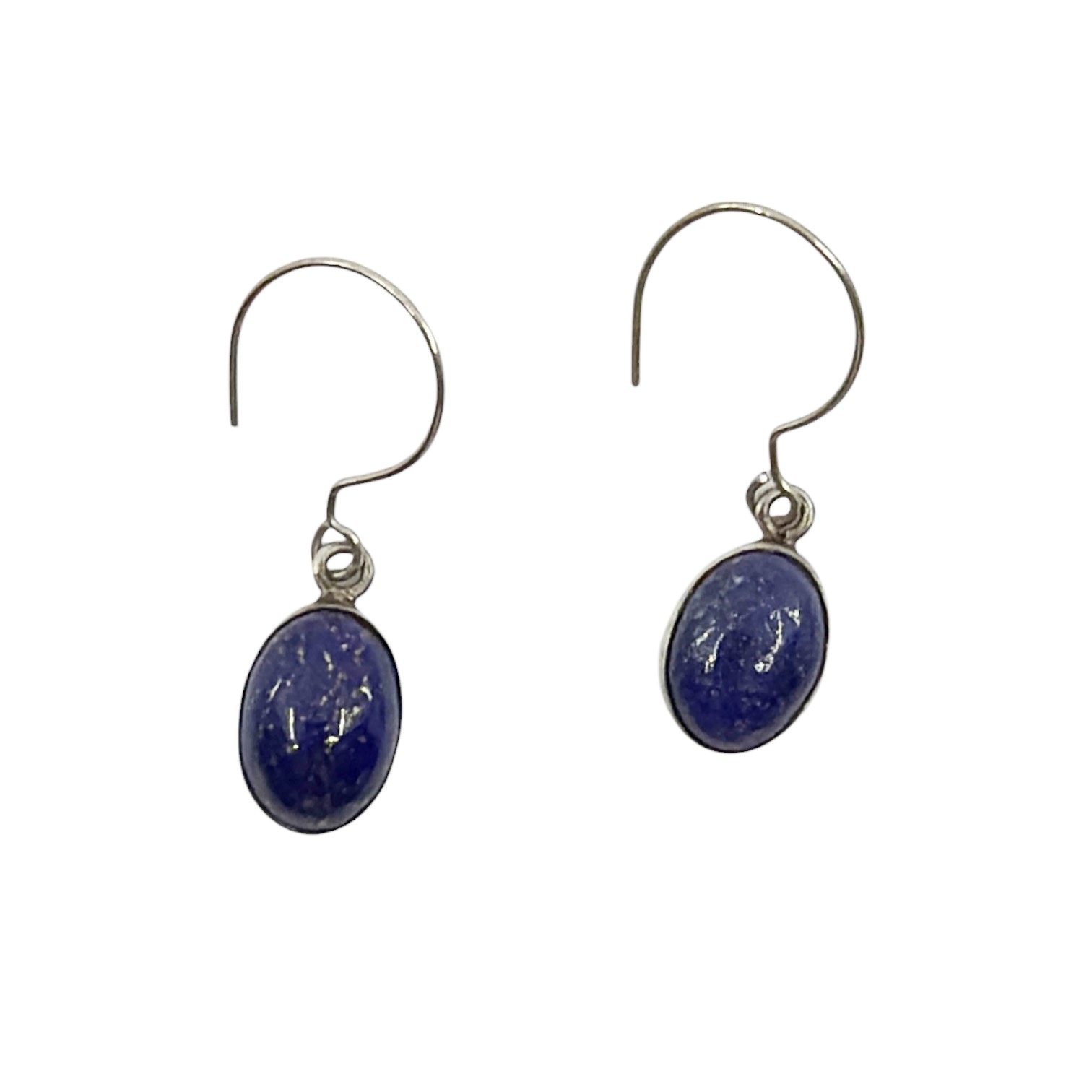 sterling silver lapis lazuli drop earrings - GM1093 - photo 3