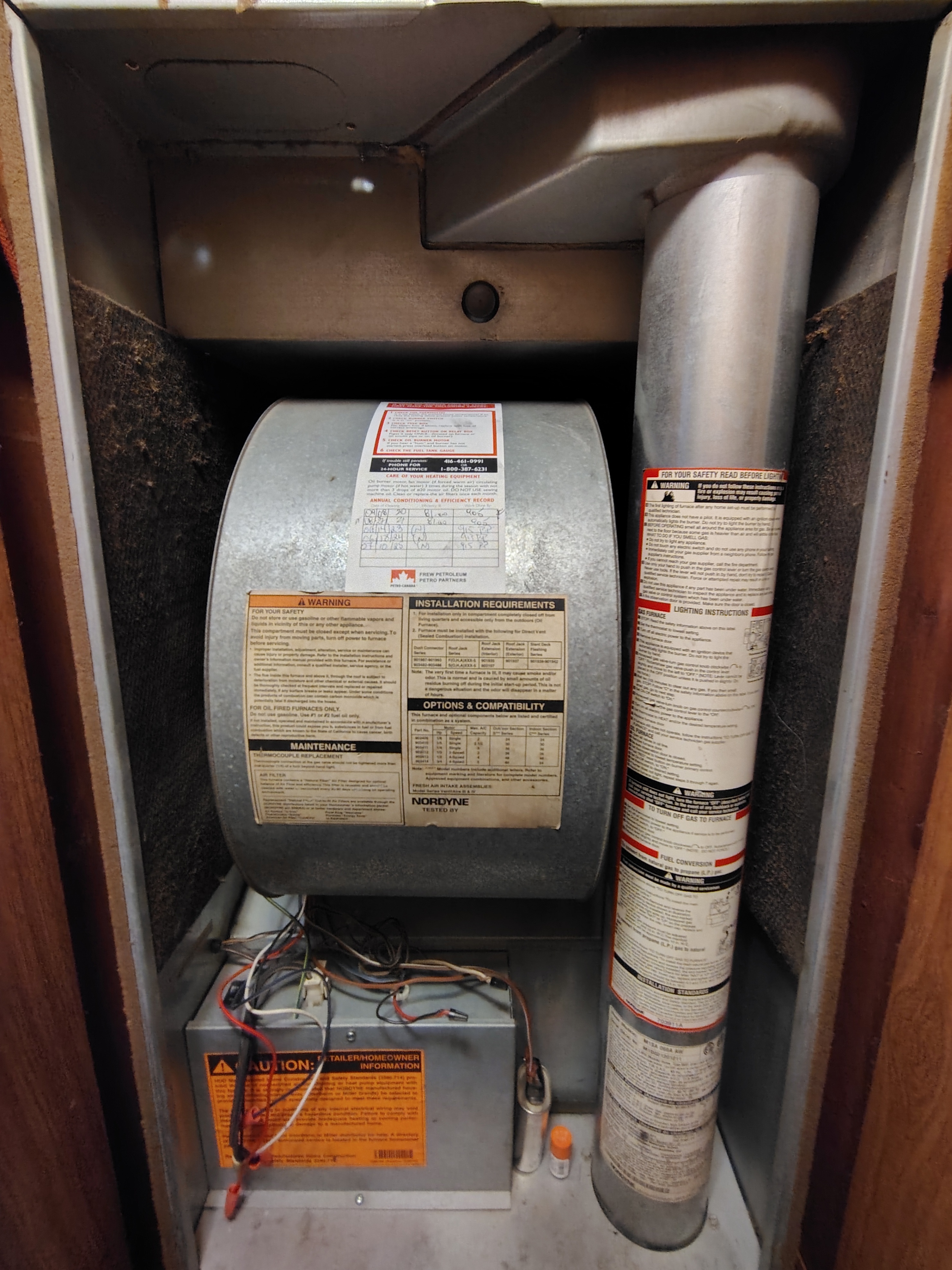 NORDYNE Intertherm M1SA066AAW Oil Furnace with A/C - photo 3