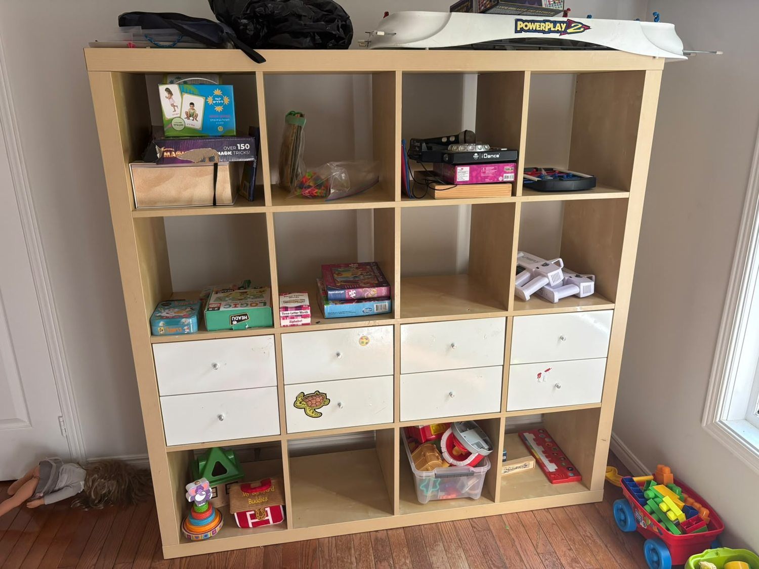 IKEA KALLAX 4x4 Shelf Unit with 4 Drawers (150x150x40cm)