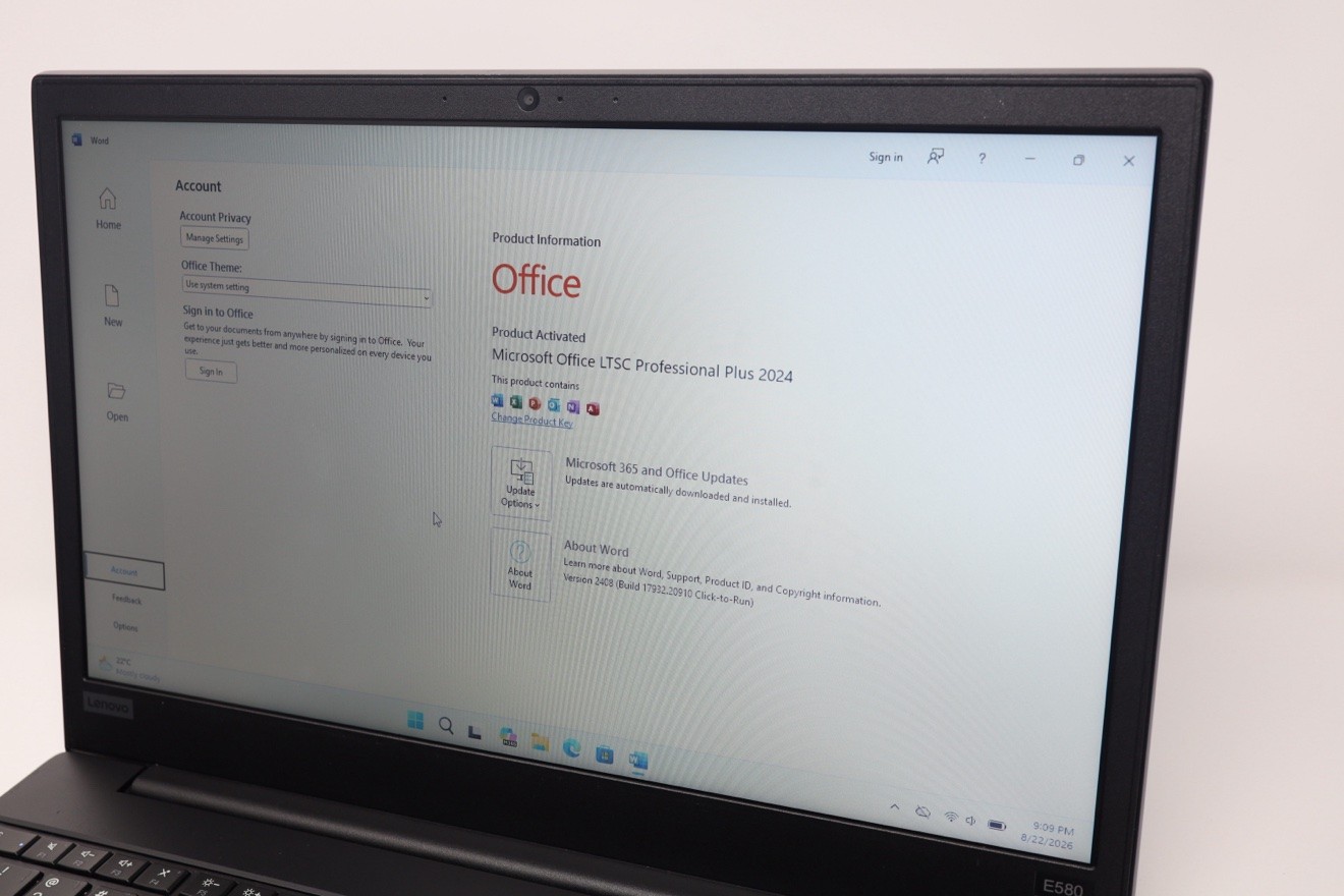 Lenovo ThinkPad E580 - 24GB RAM, 512GB SSD, Win 11 Pro - photo 3